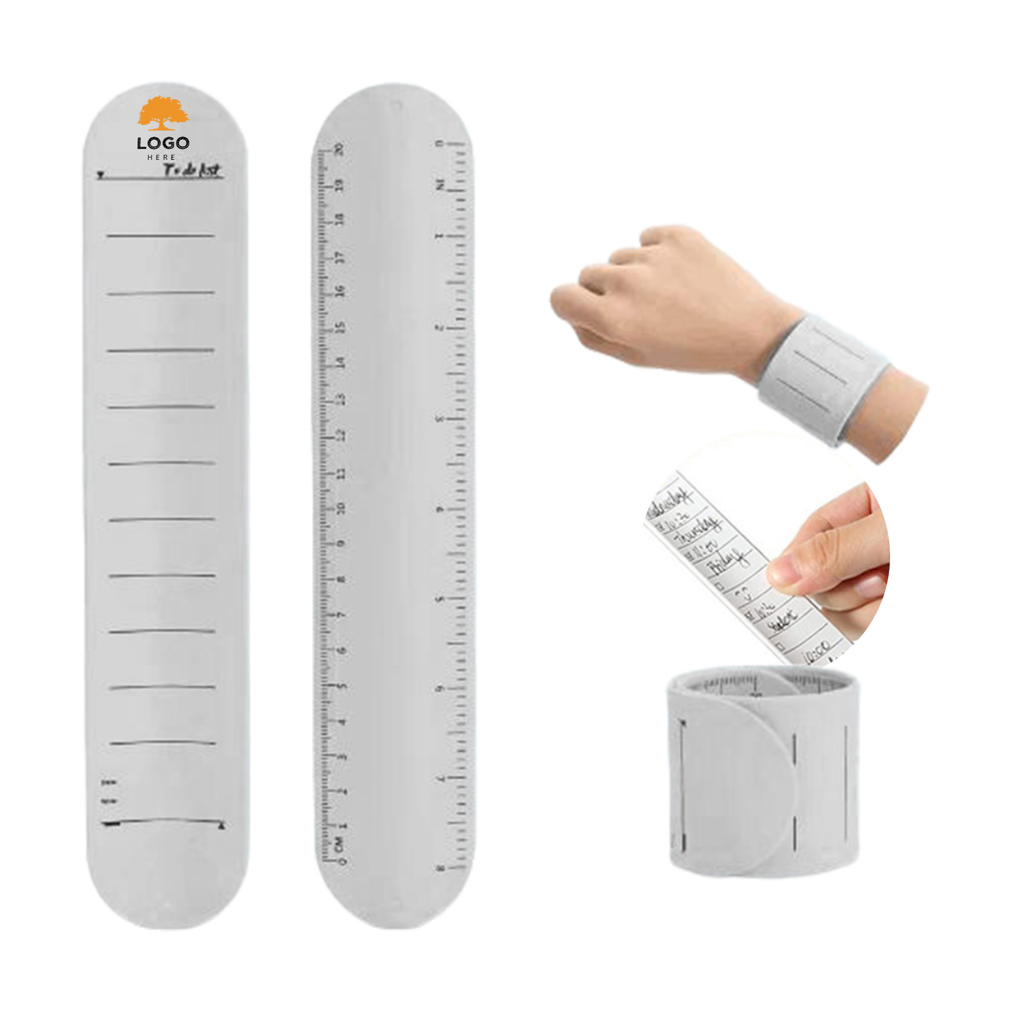 MOQ 50 Customizable Silicone To Do List Wristband for Reminders 2