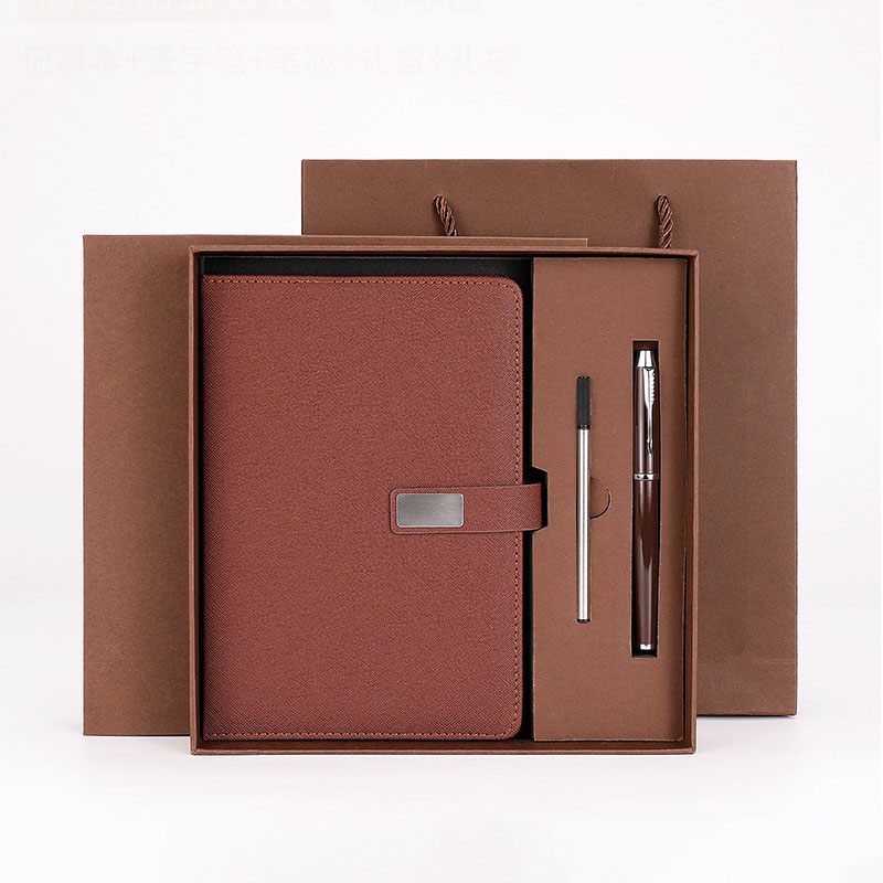 A5 Business Gift Set with Notebook Pen Refill 1