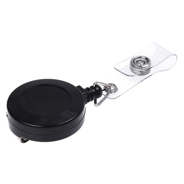 Transparent Retractable Round Badge Holder 3