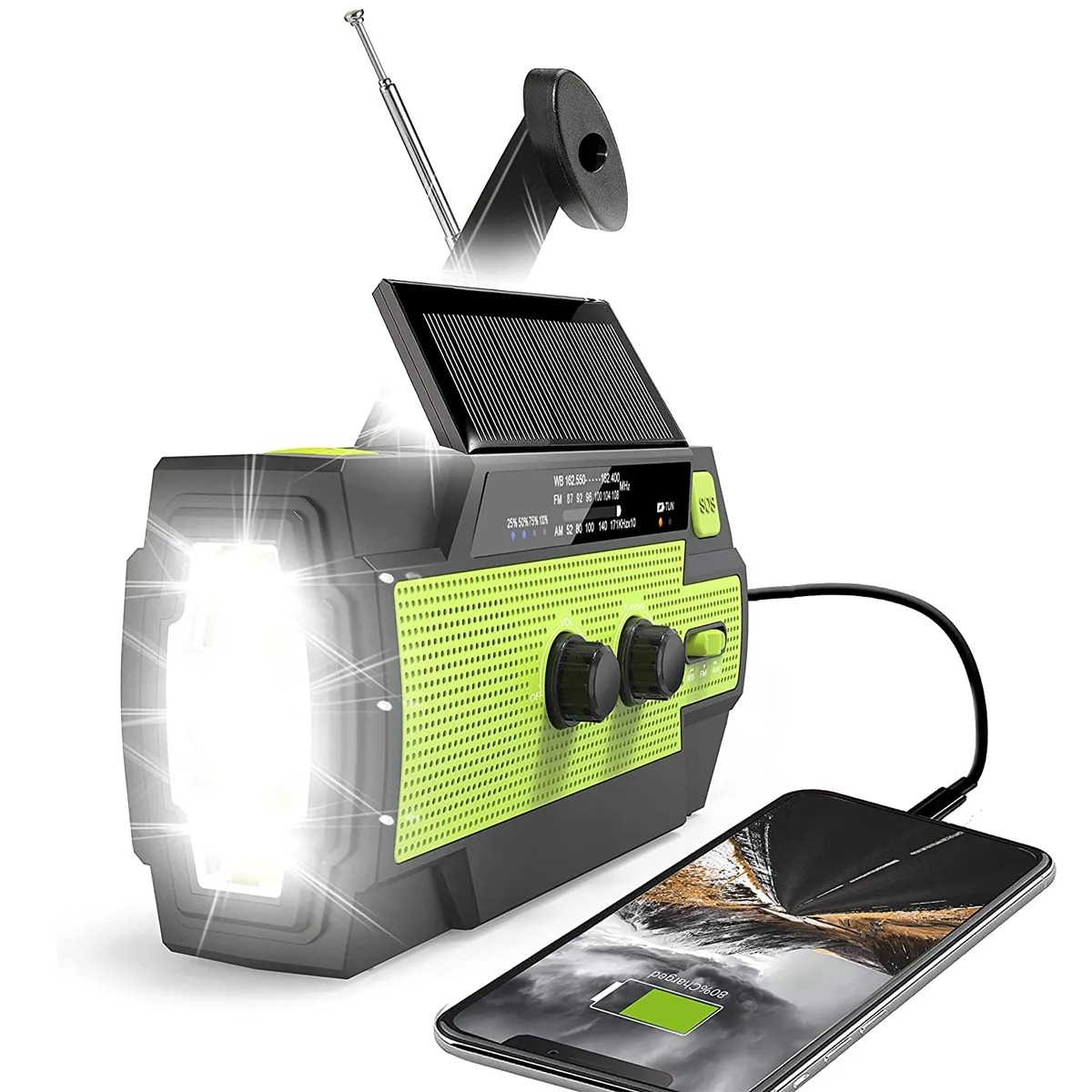 Emergency Crank Weather Radio 2
