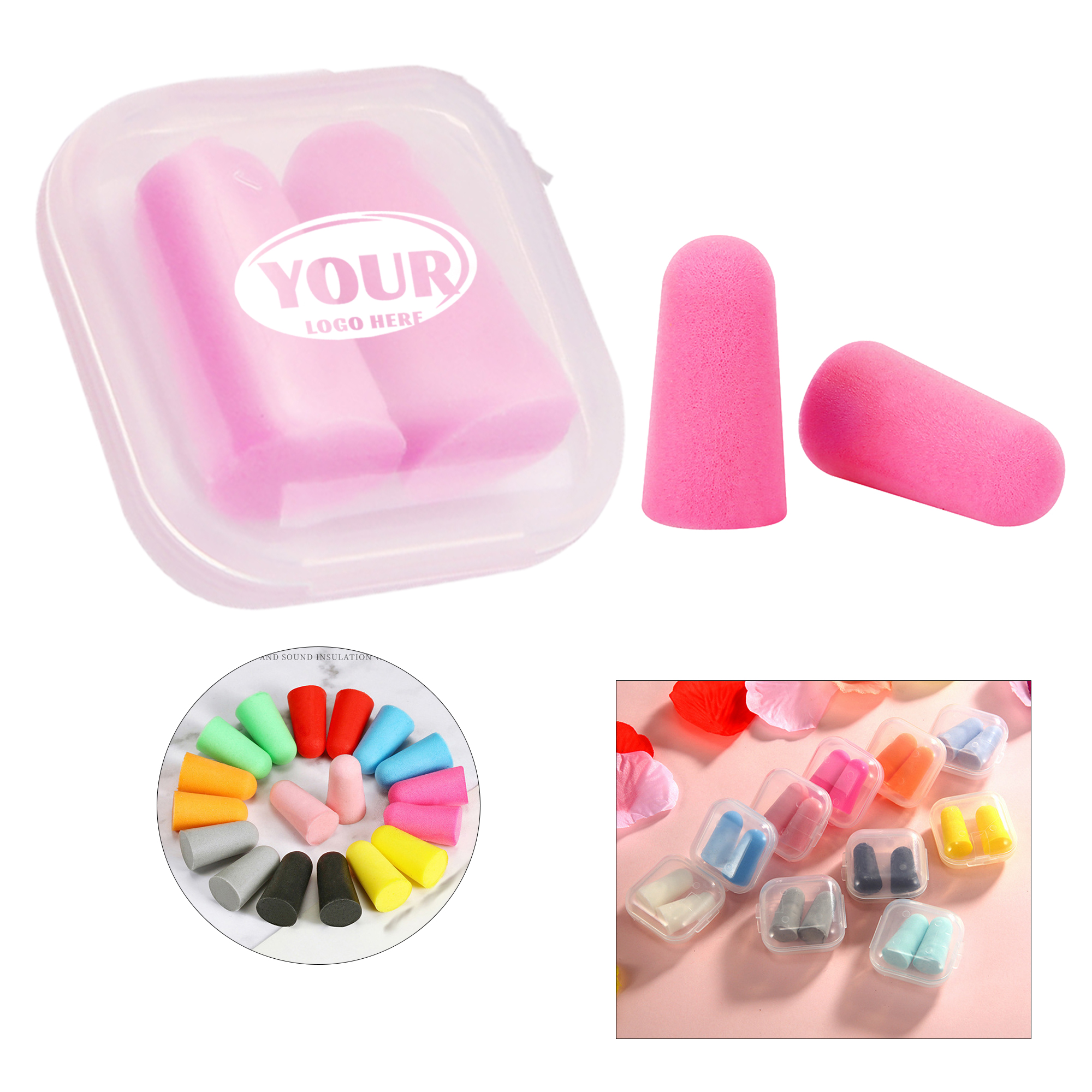 Soft Noise-Reducing Earplugs With Storage Box 2