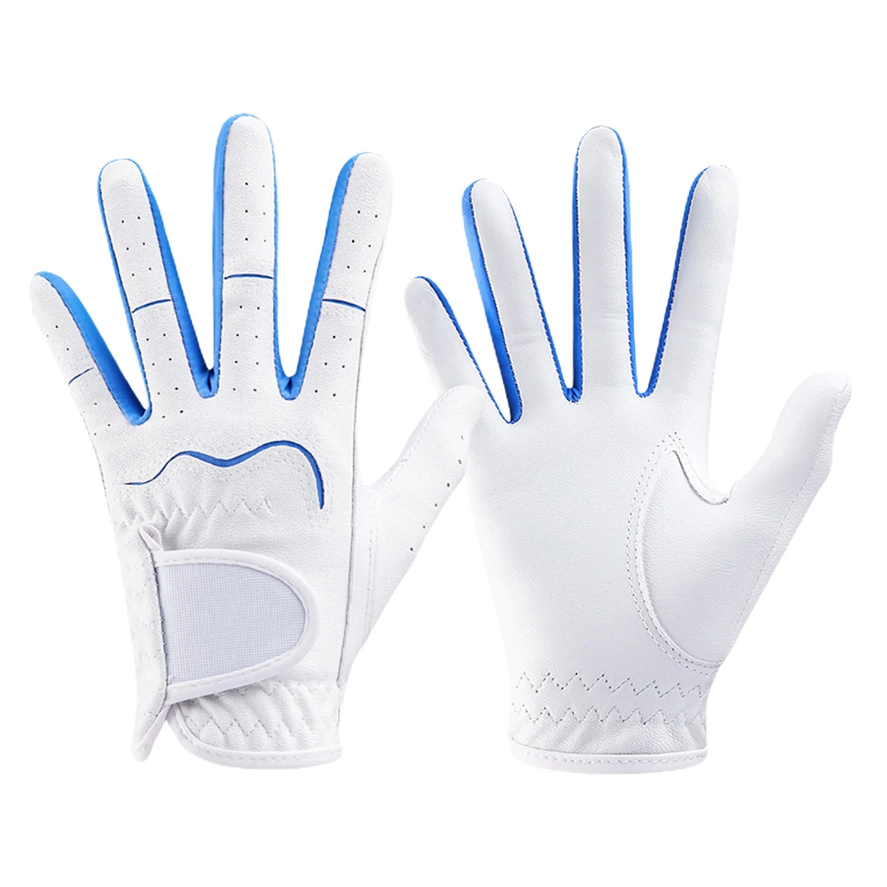 Lambskin Kid'S Wearable Breathable Golf Gloves Hands 3
