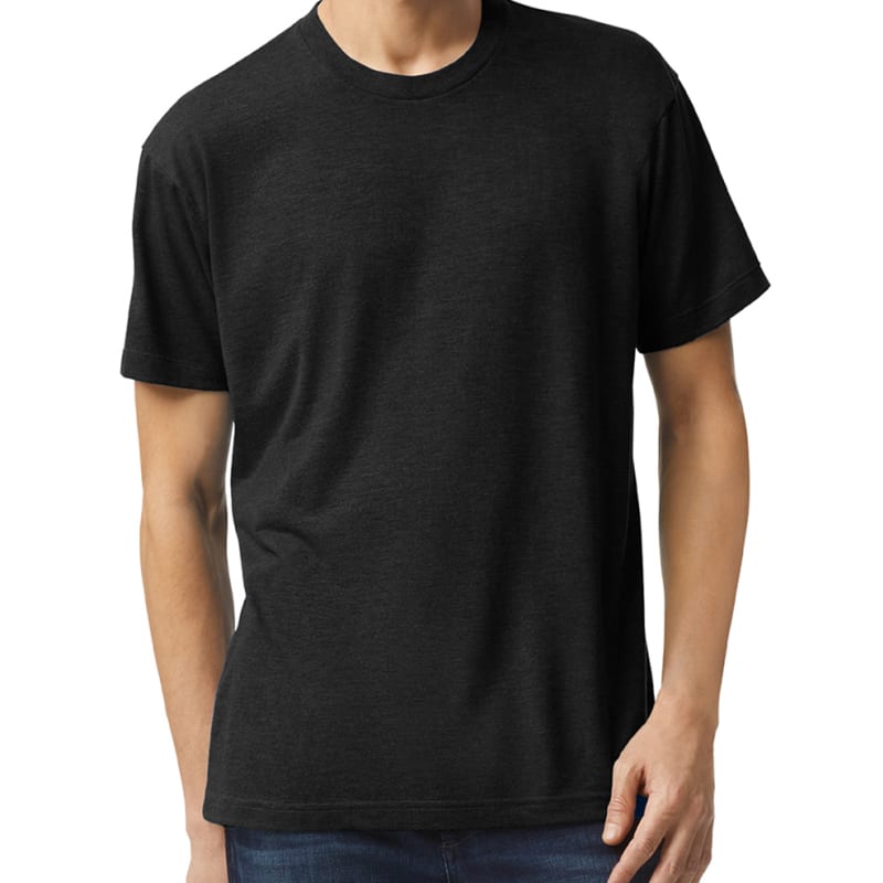 American Apparel Unisex Triblend Short-Sleeve Track T-Shirt 1