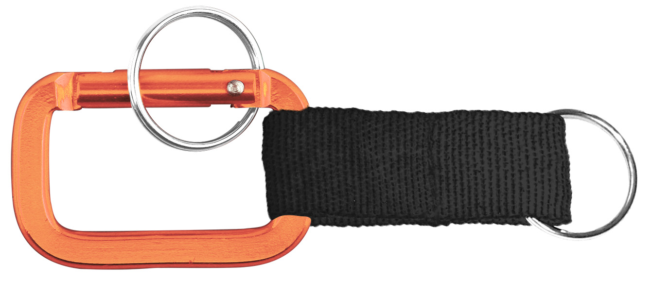 Square Shaped Carabiner with Strap and Key Ring 8