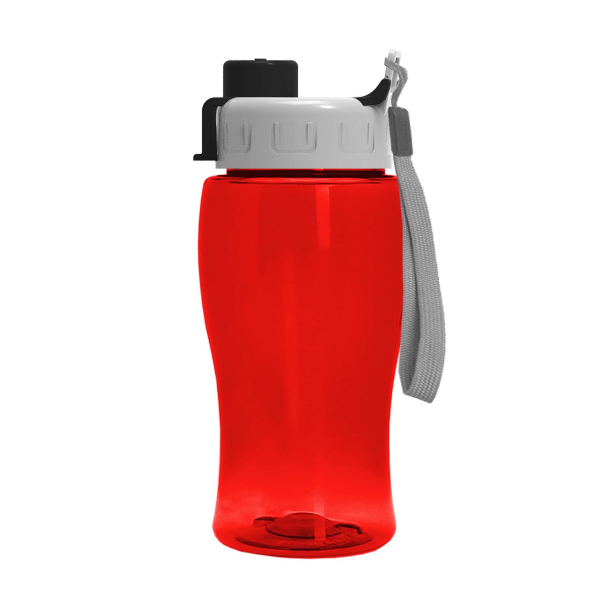 Poly-Pure Jr. - 18 oz. Transparent Bottle with Quick Snap 6