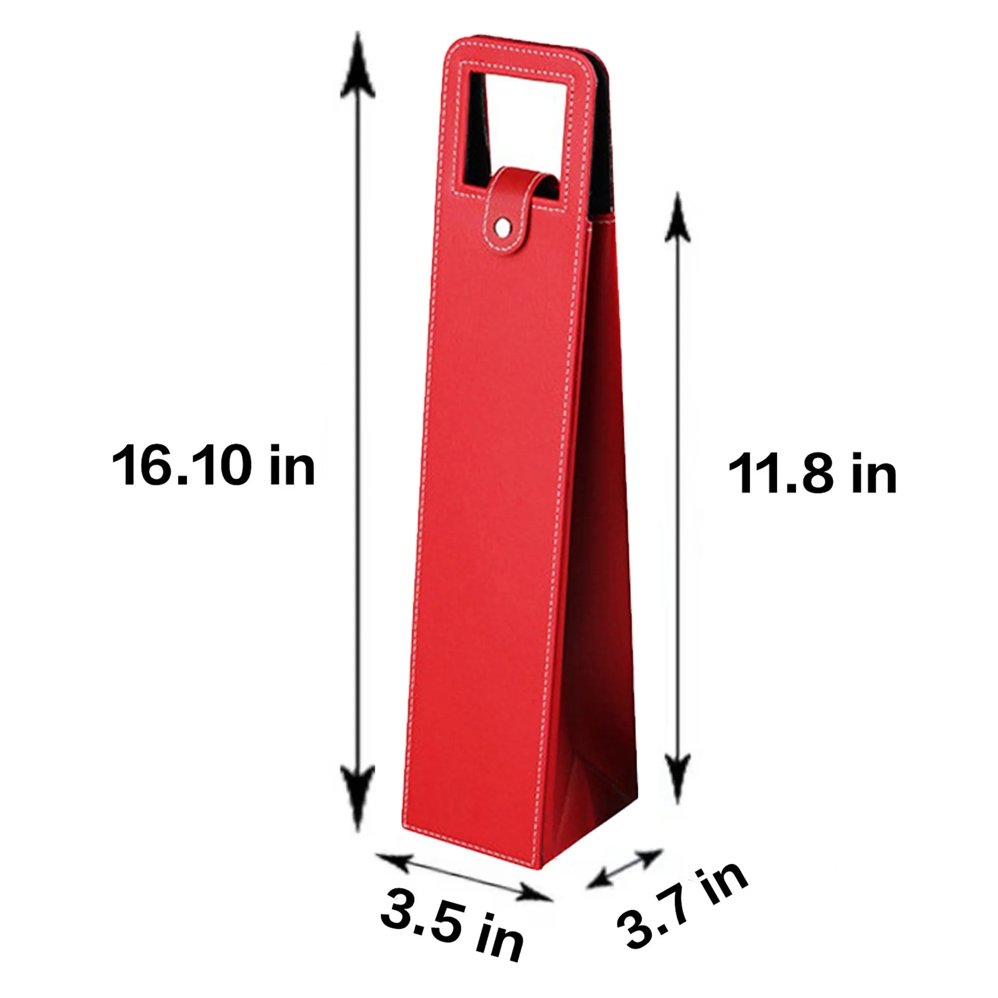 High Quality PU Leather Wine Tote Bag 3