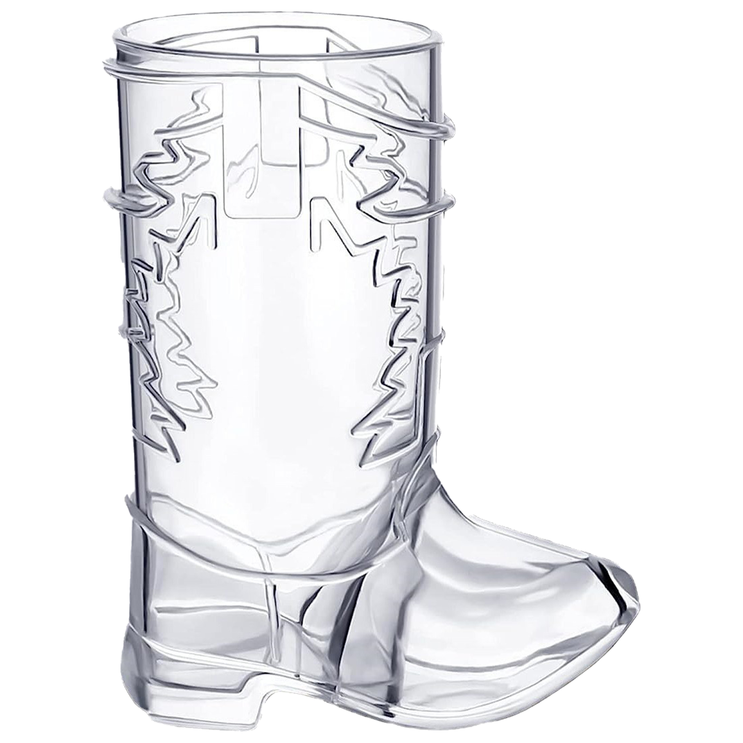 Plastic Reusable Denim Themed Party Wine Glasses 8