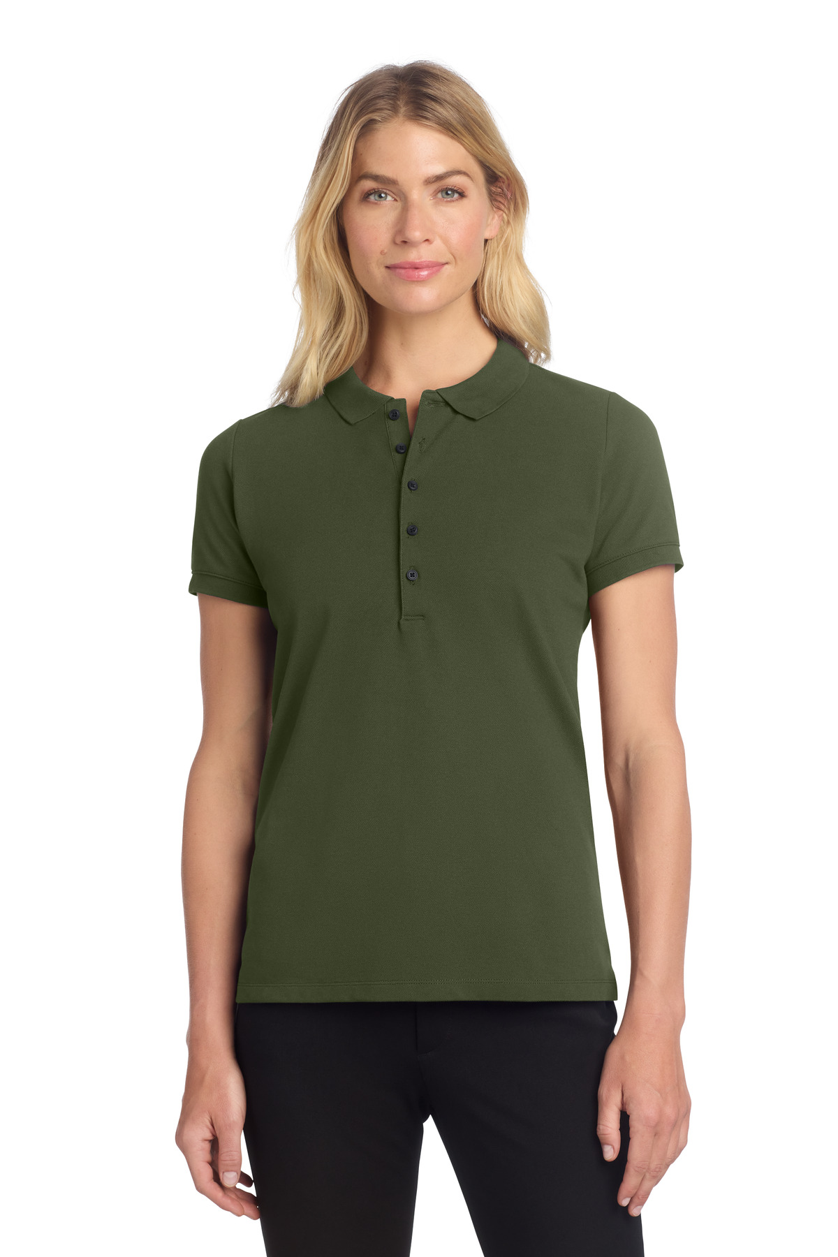 Mercer+Mettle Women's Stretch Heavyweight Pique Polo MM1001 35