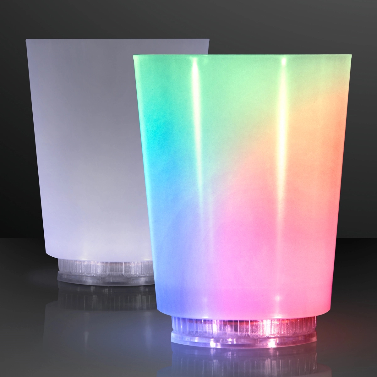 Light Up Frosted Short Glass 3