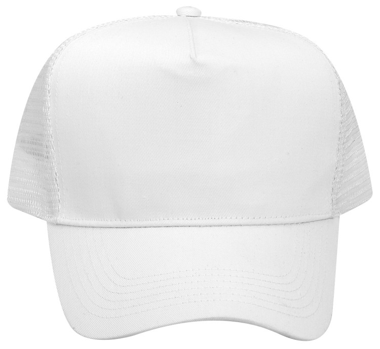 OTTO CAP® 5 Panel Mid Profile Mesh Back Trucker Hat 12