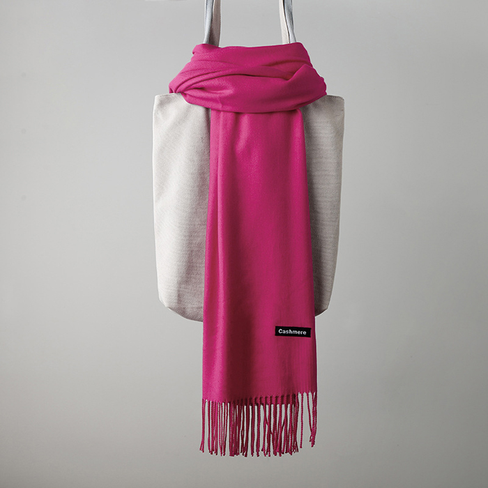 Pure Color Large Blank Cashmere Scarf--79"*26" 7