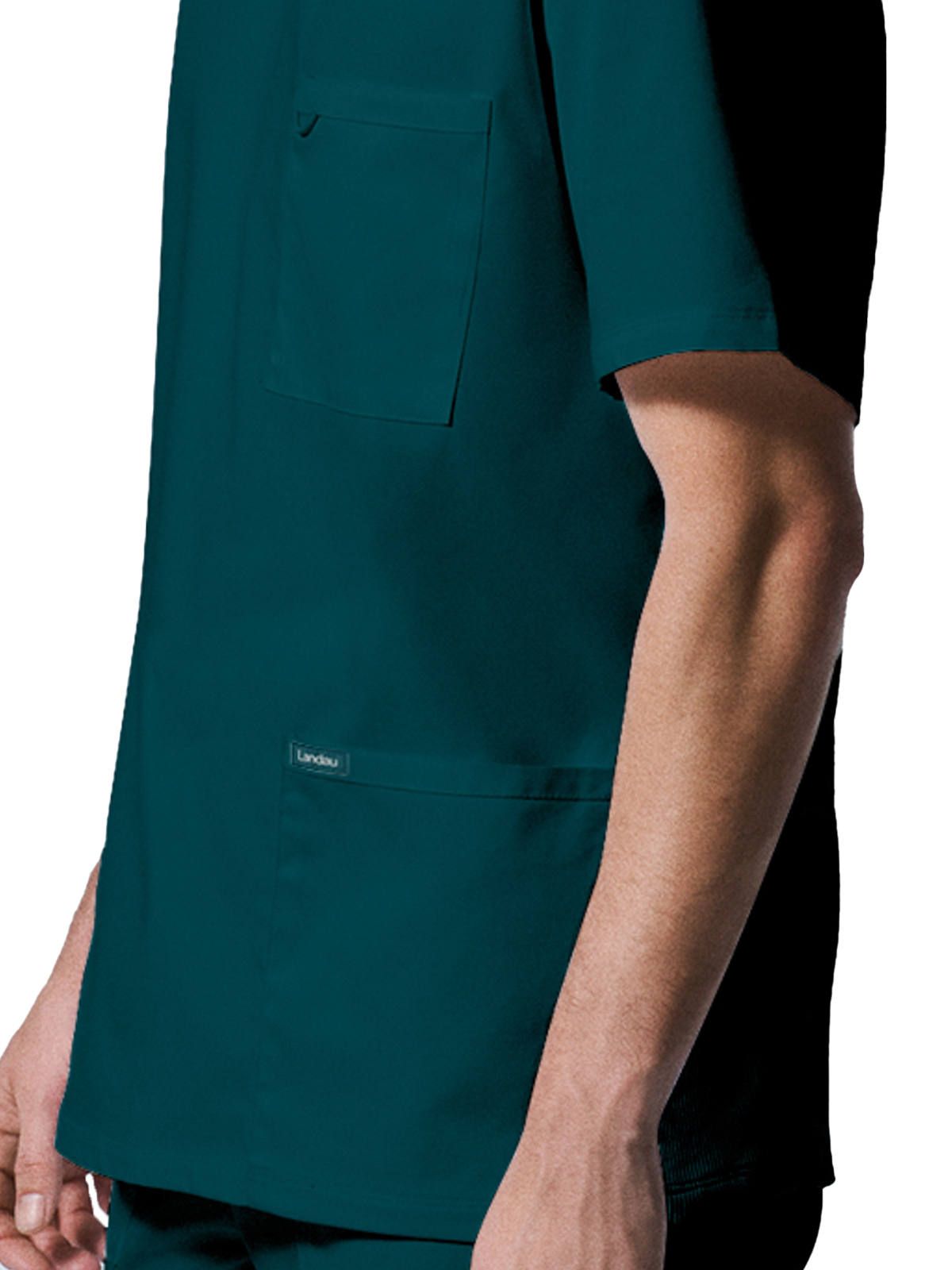 Landau - ProFlex - Men's Four-Pocket Back Yoke V-Neck Top 41