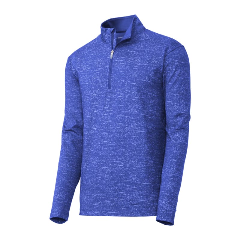 Sport-Tek Sport-Wick Stretch Reflective Heather 1/2-Zip Pullover. 21