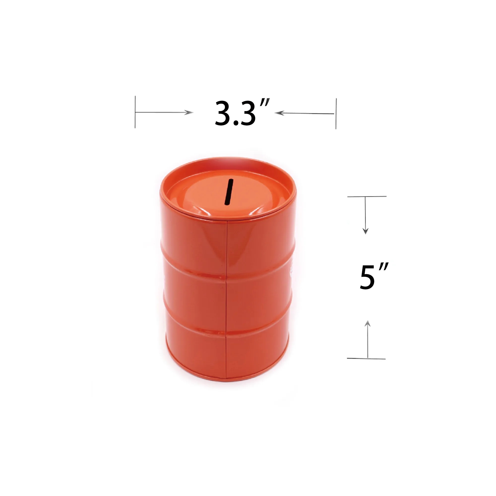 MOQ 500pcs Tinplate Drums Coin Piggy Bank 4