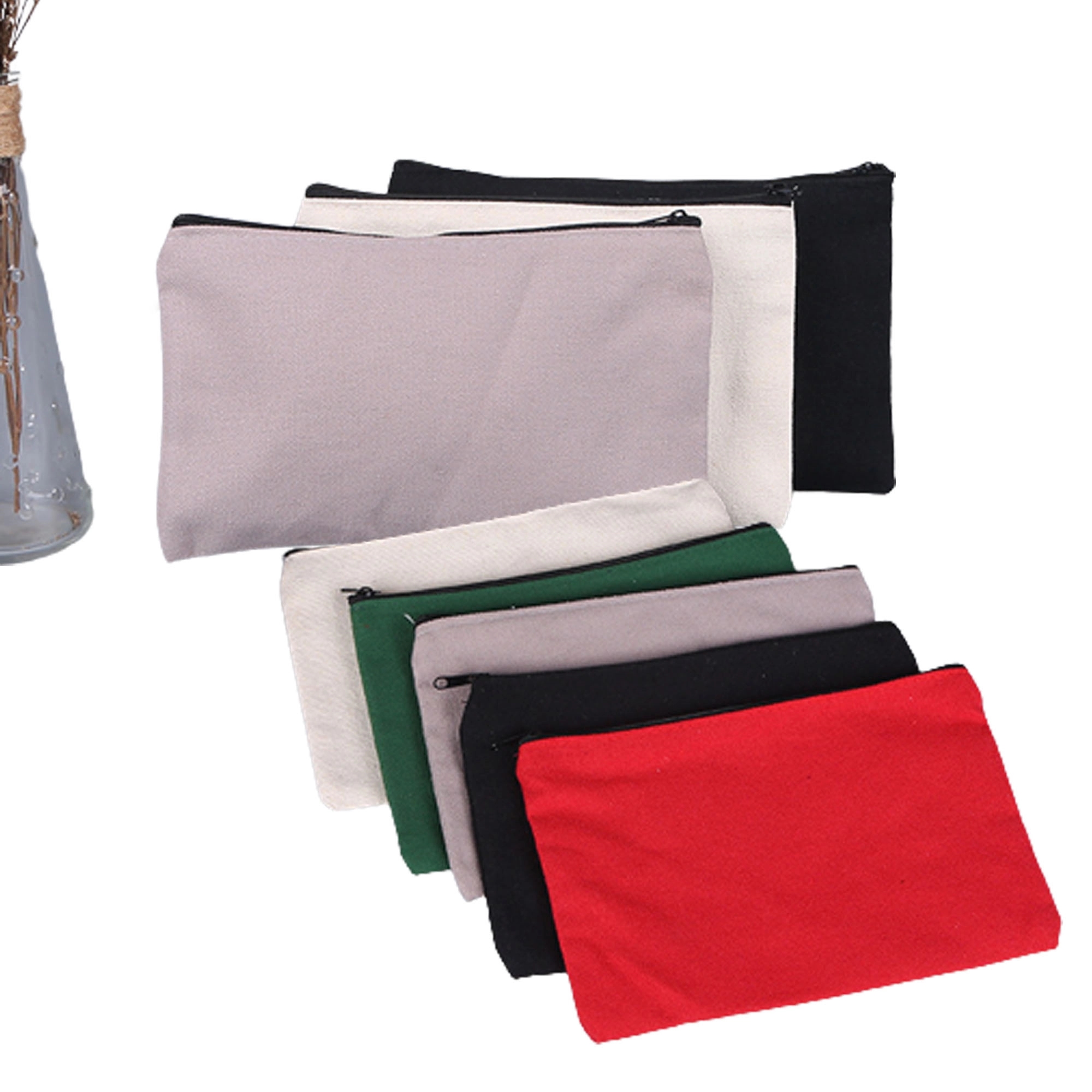 Multipurpose Canvas Zipper Bag, custom tote bag with logo imprint 3