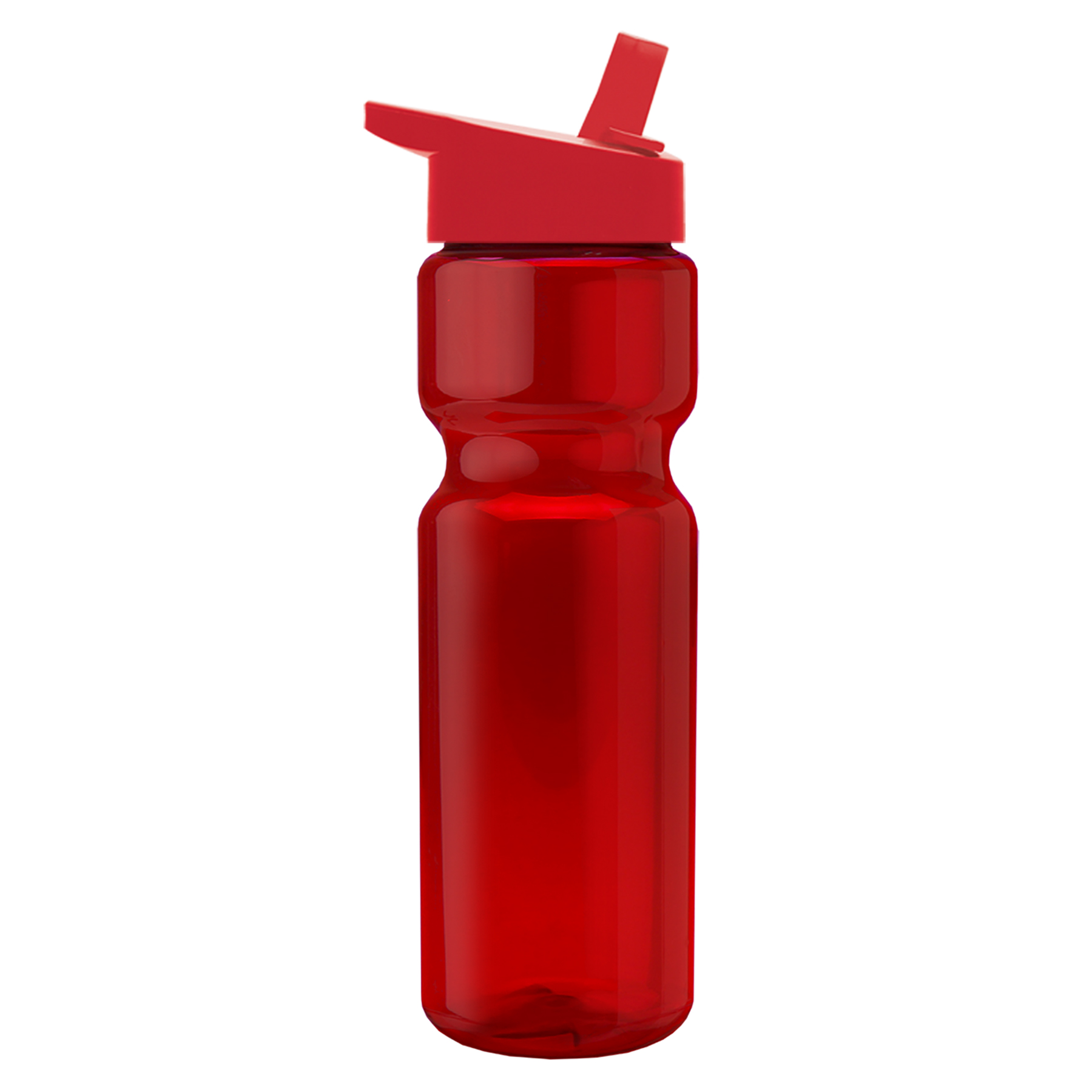 Champion - 28 oz. Transparent Bottle with Flip Straw Lid 4