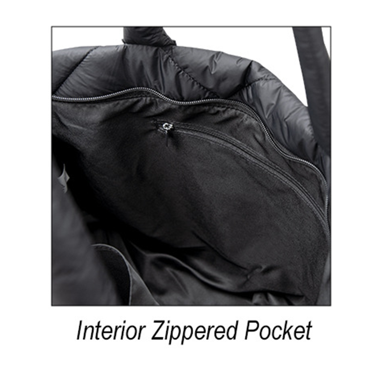 Luxe Quilted Puffer Tote Bag, custom tote bag with logo imprint 4