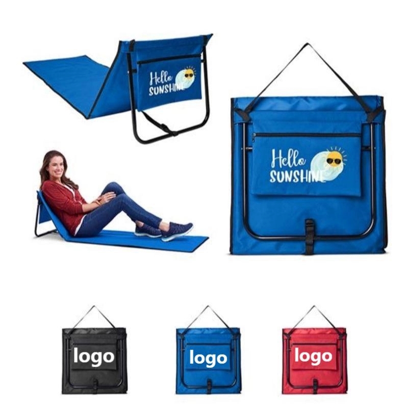 Foldable Oxford Lounging Beach Chair 8