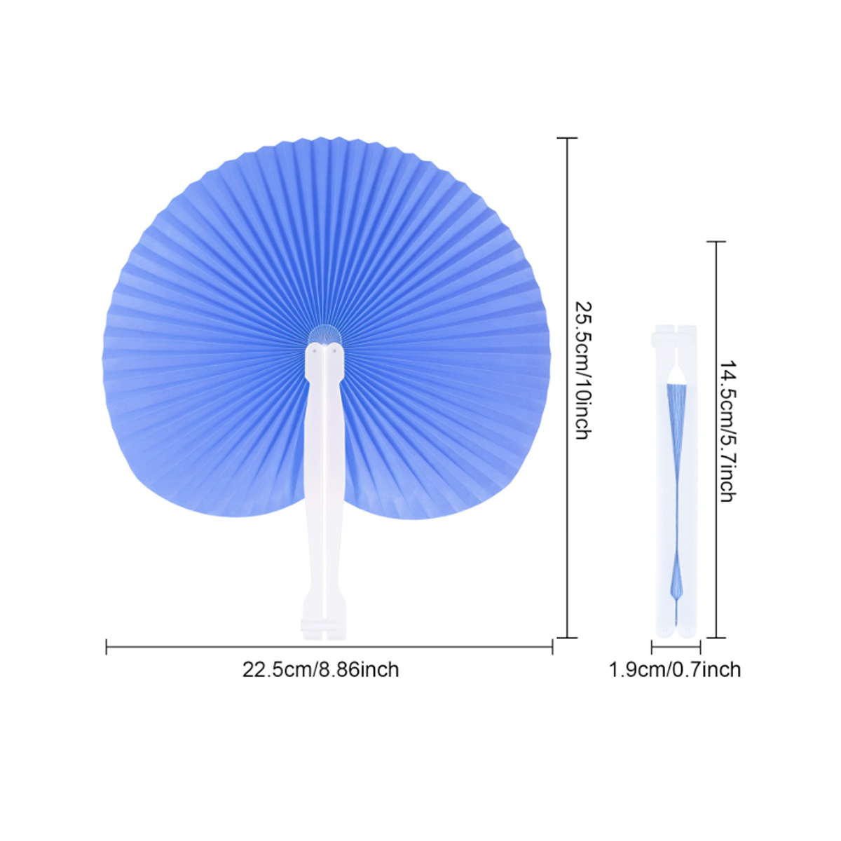 Compact Folding Hand Fan for Portable Cooling 2