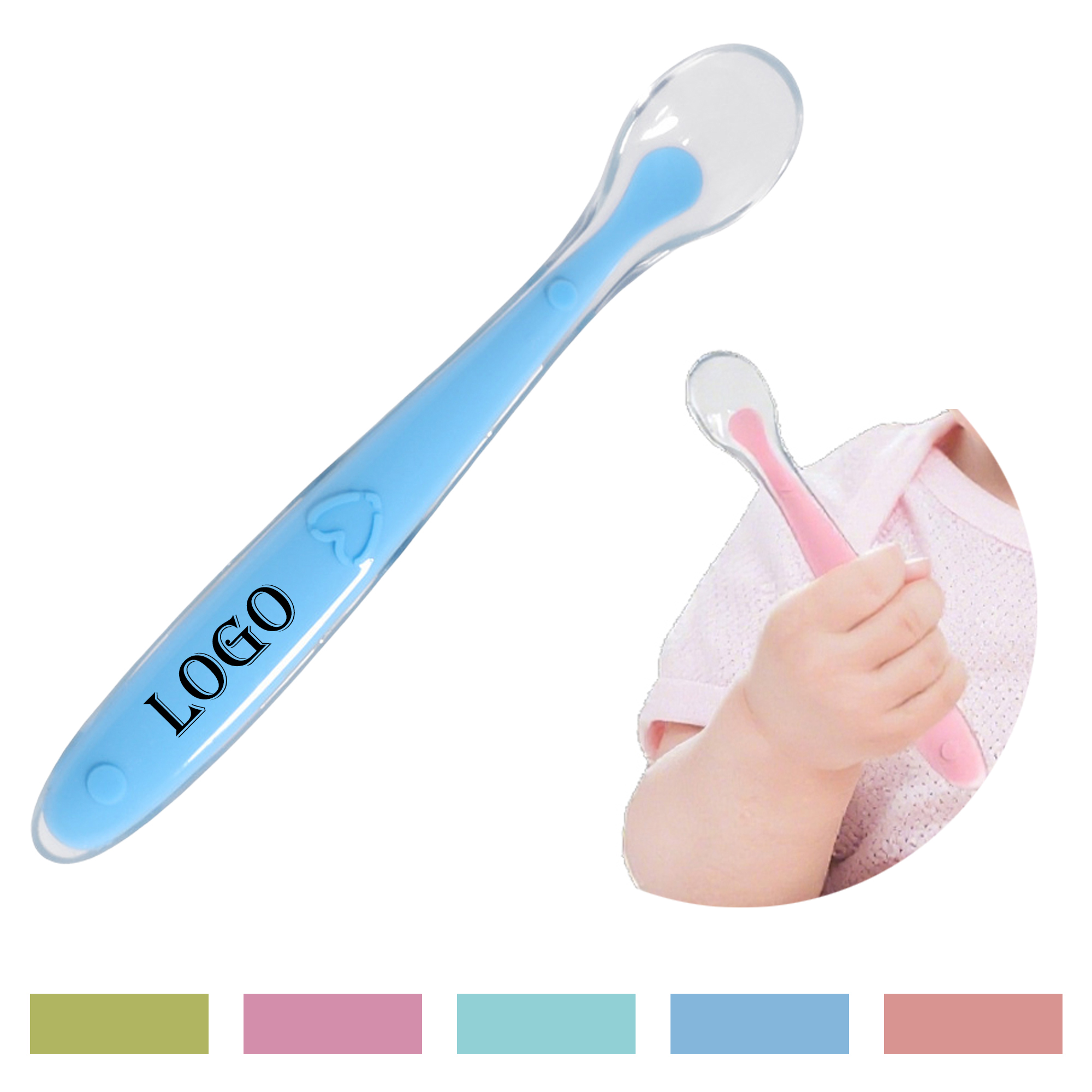 Toddler Silicone Spoon MOQ50 3