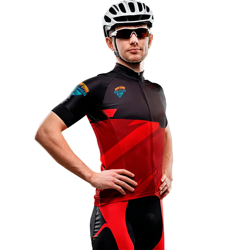 Men's Full Zip Short Sleeve Cycling Jersey 2