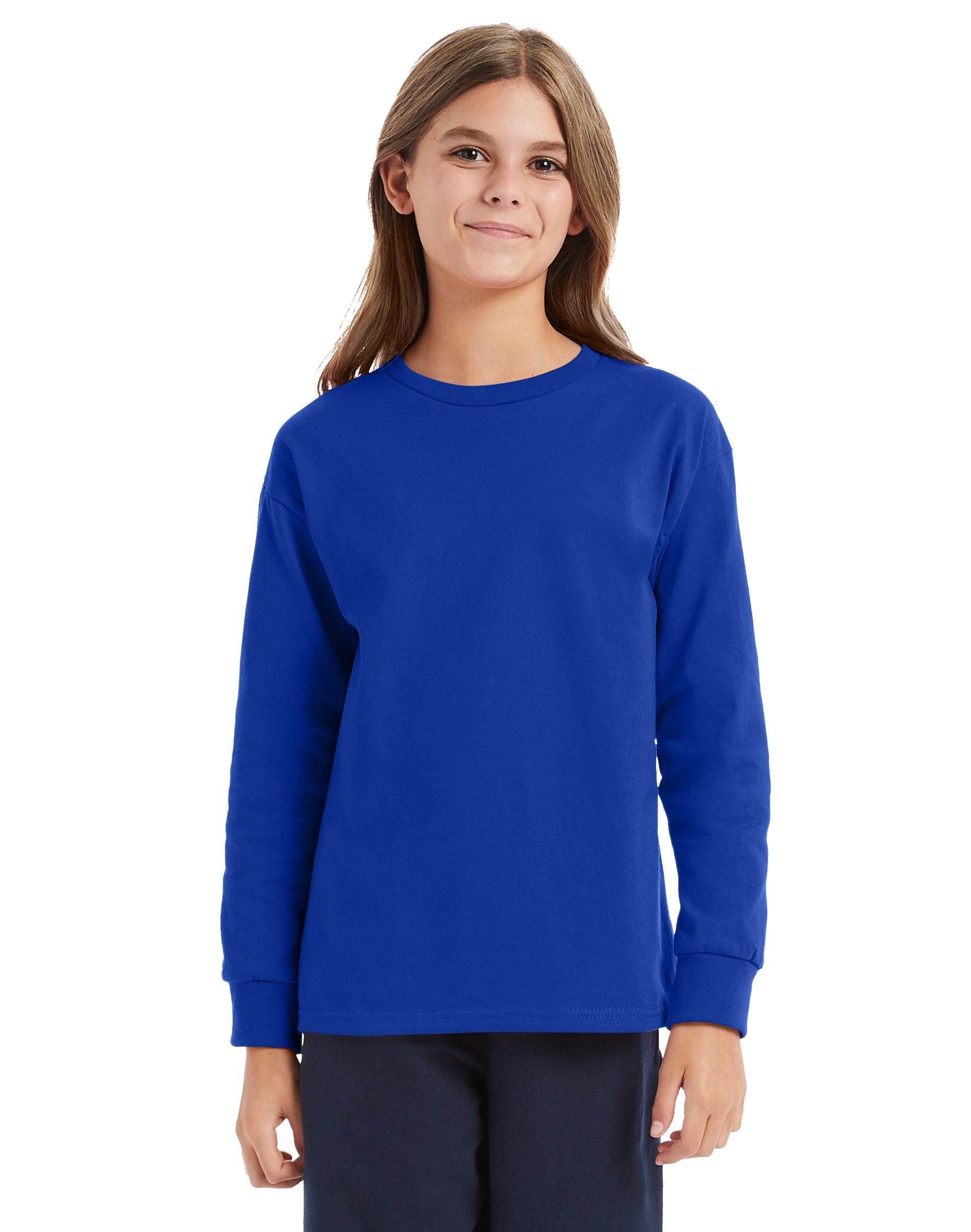 Hanes Youth Authentic-T Long-Sleeve T-Shirt 5