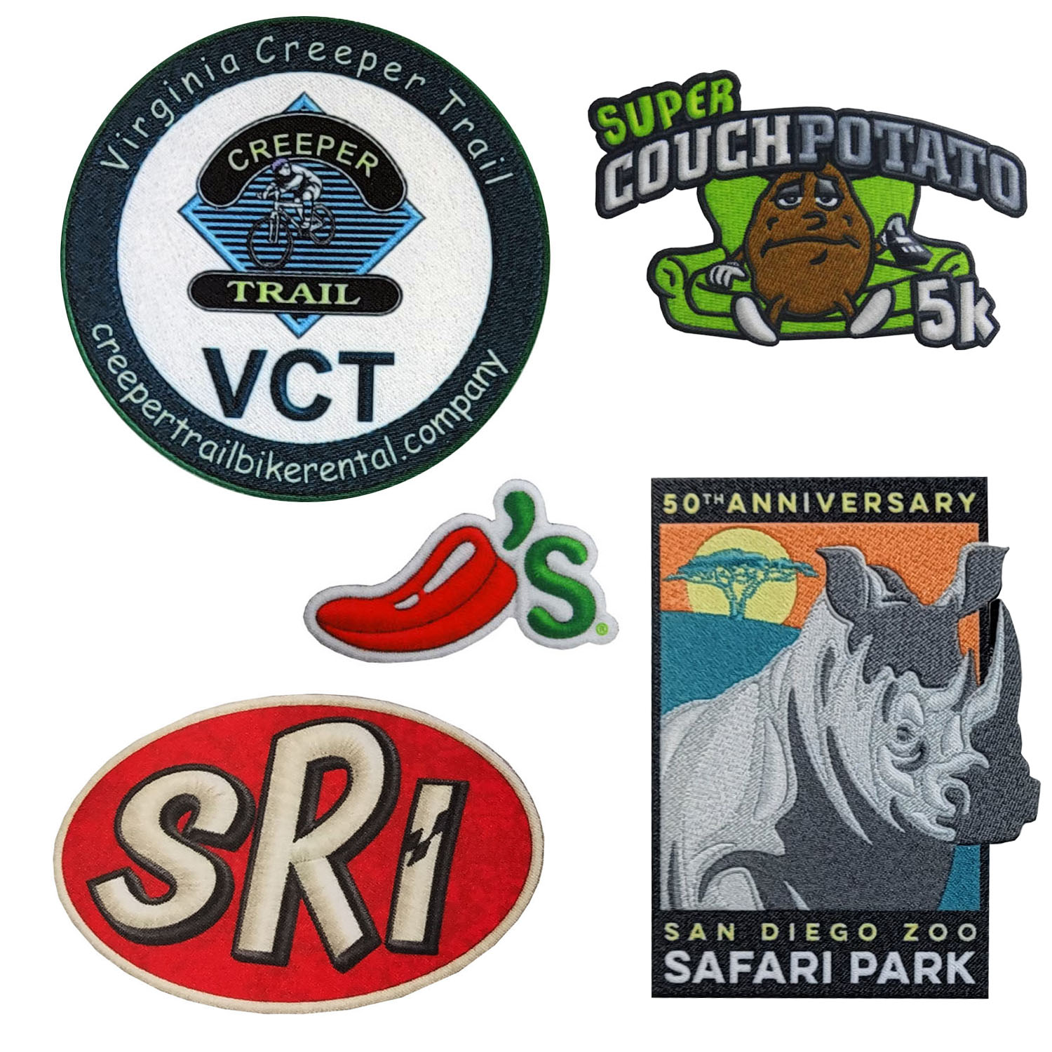 Full Color Dye Sublimation DigiStitch Patches 1