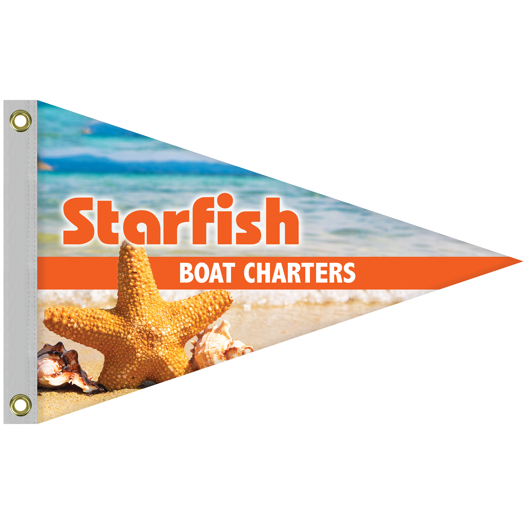 Double Sided Knitted Polyester Pennant Boat Flag (24"x36") 11