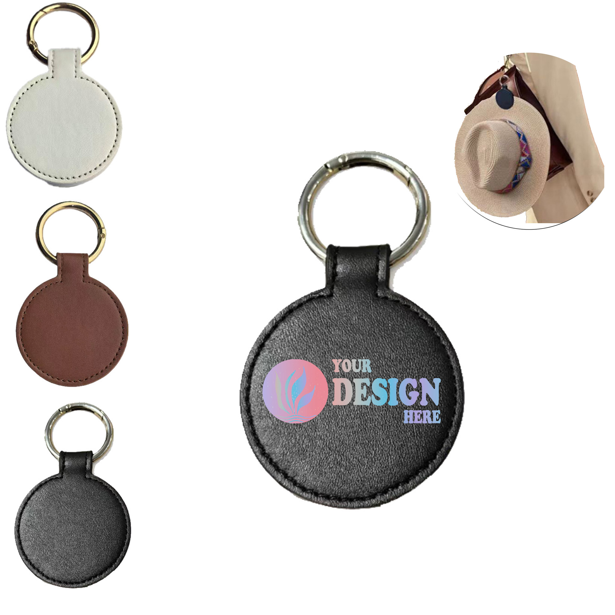 Leather Magnetic Hat Clip 1