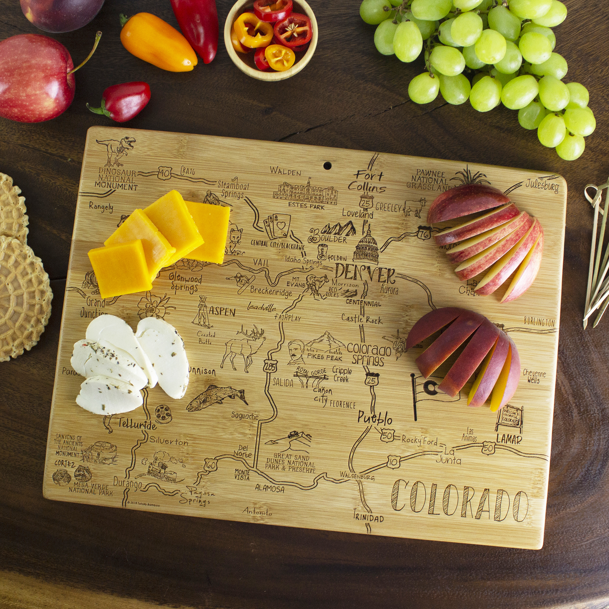 Destination Colorado Cutting & Serving Board 7