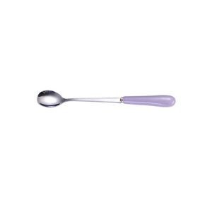 5.74 Inch Ceramic Handle Steel Spoon 8