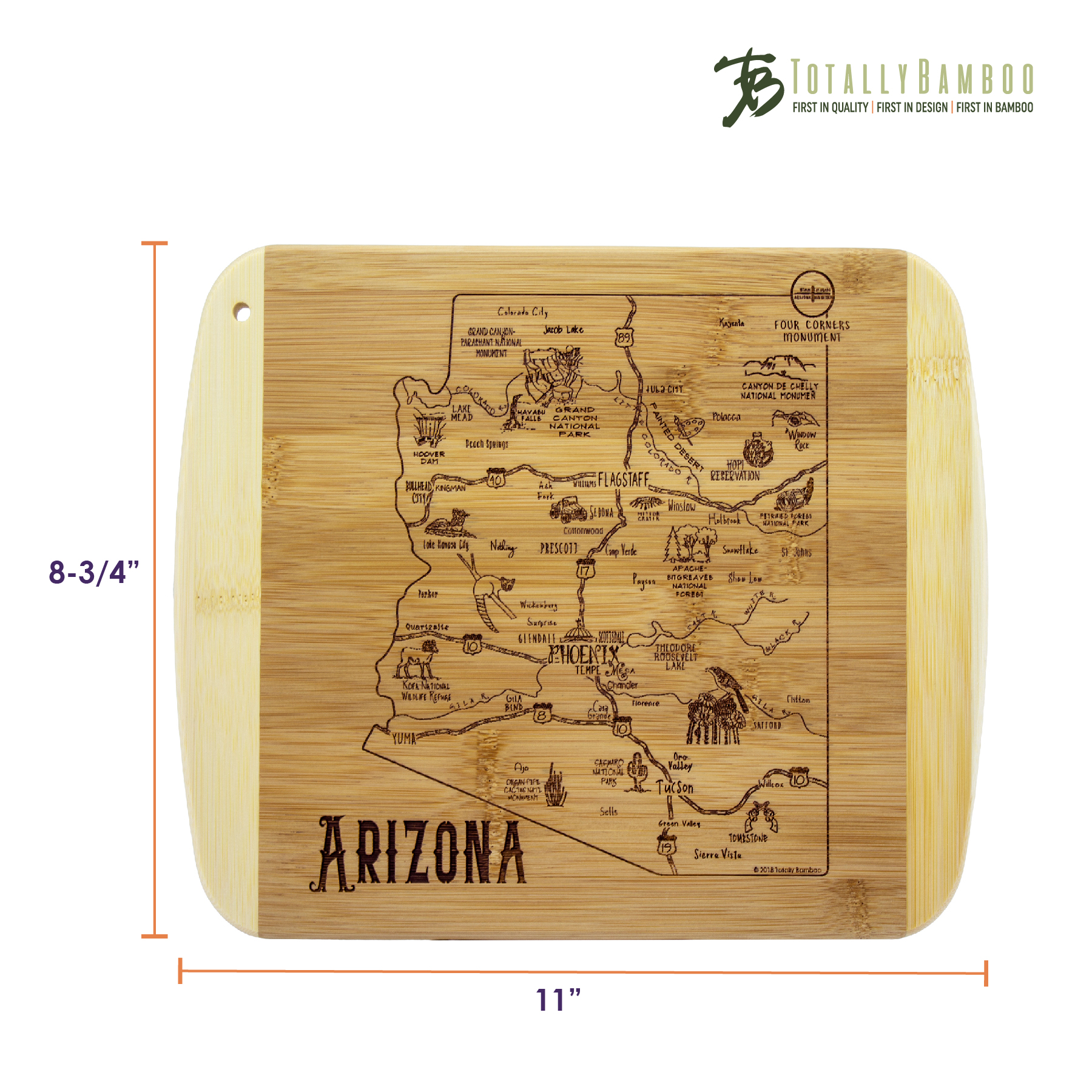 A Slice of Life Arizona Serving & Cutting Board 3