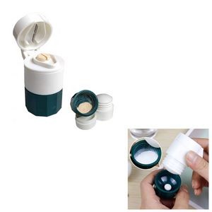 4 In 1 Pill Case Cup With Cutter And Grinder 7