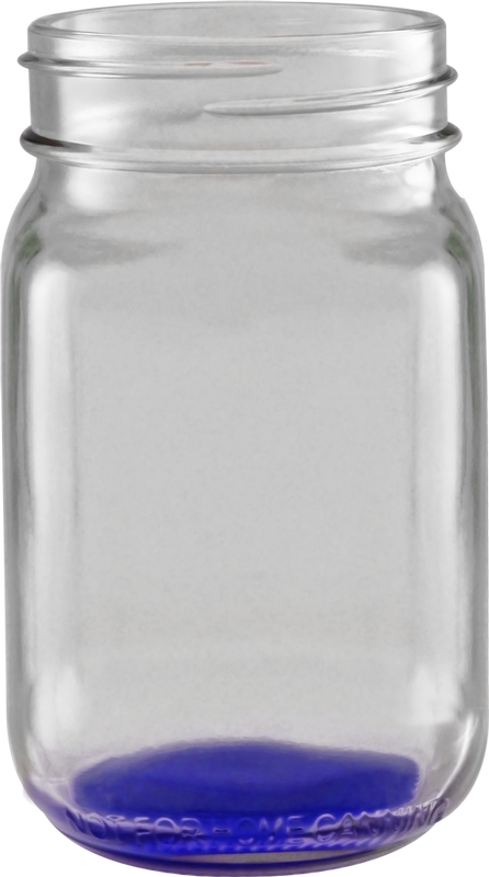 16 oz. Shindig Glass Jar - Deep Etched 24