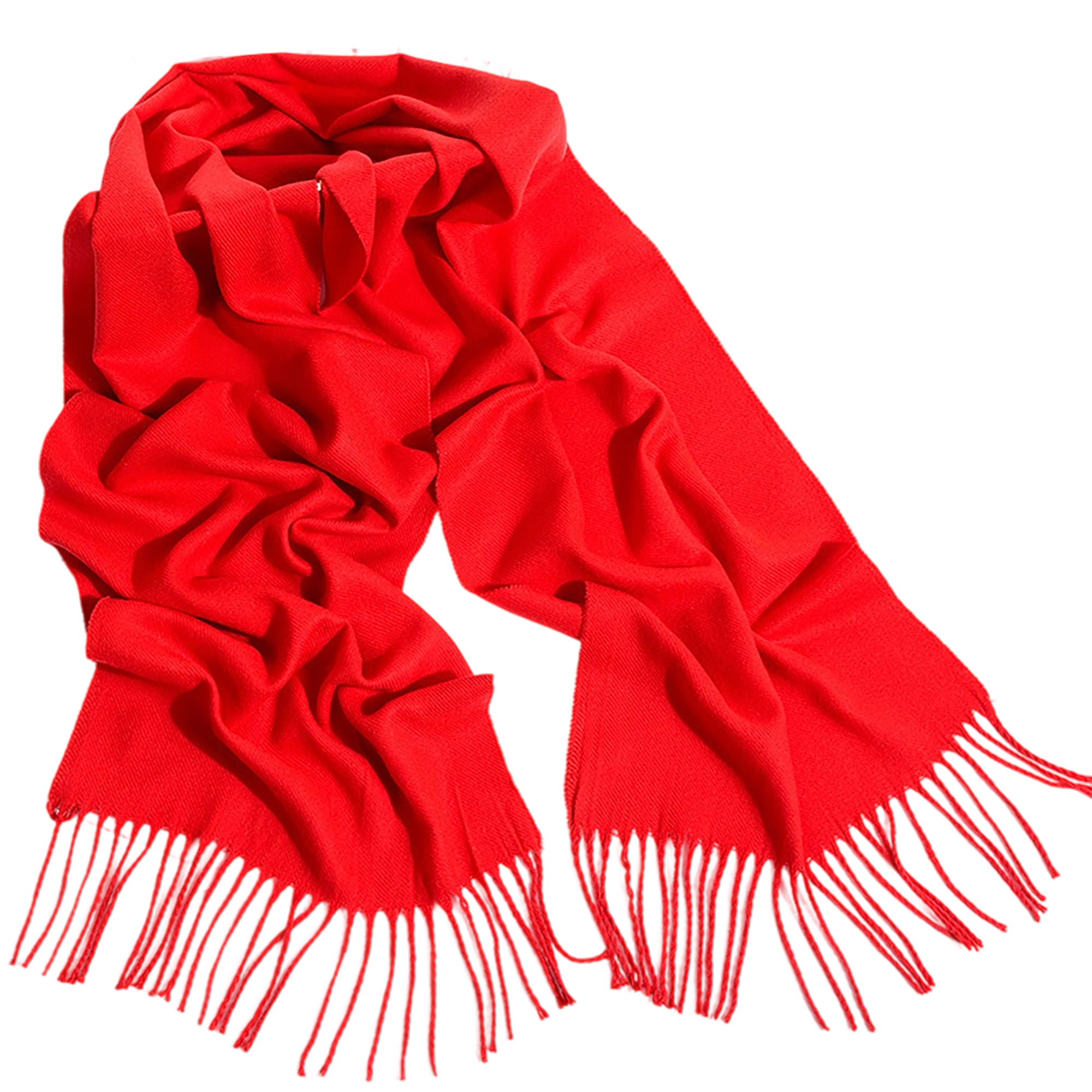 Pashmina Woven Scarf Long Soft Fabric With Fringe 27" x 78" 18