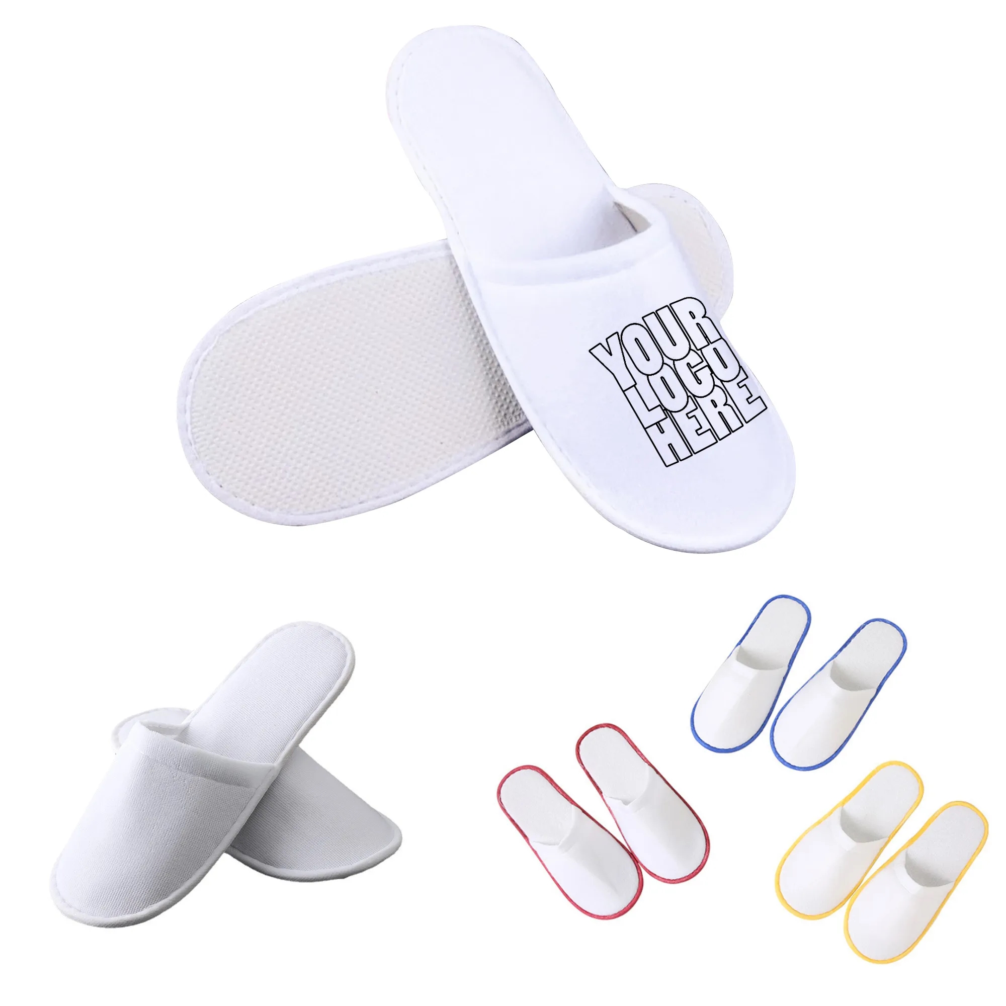 Disposable Close-Toe Spa Hotel Slippers 2