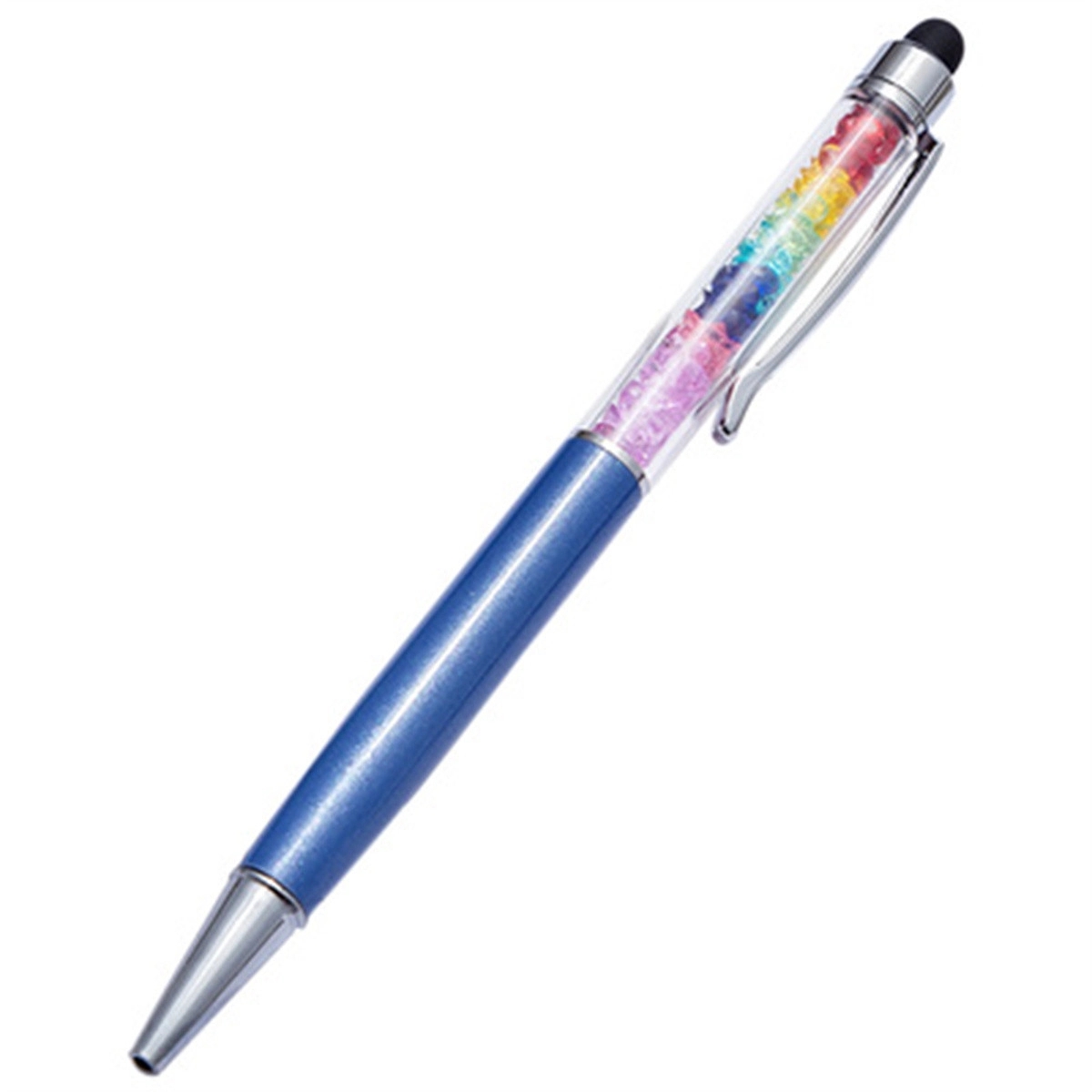 2-in-1 Refill Rainbow Diamond Writing Pens For Touch Screen 1