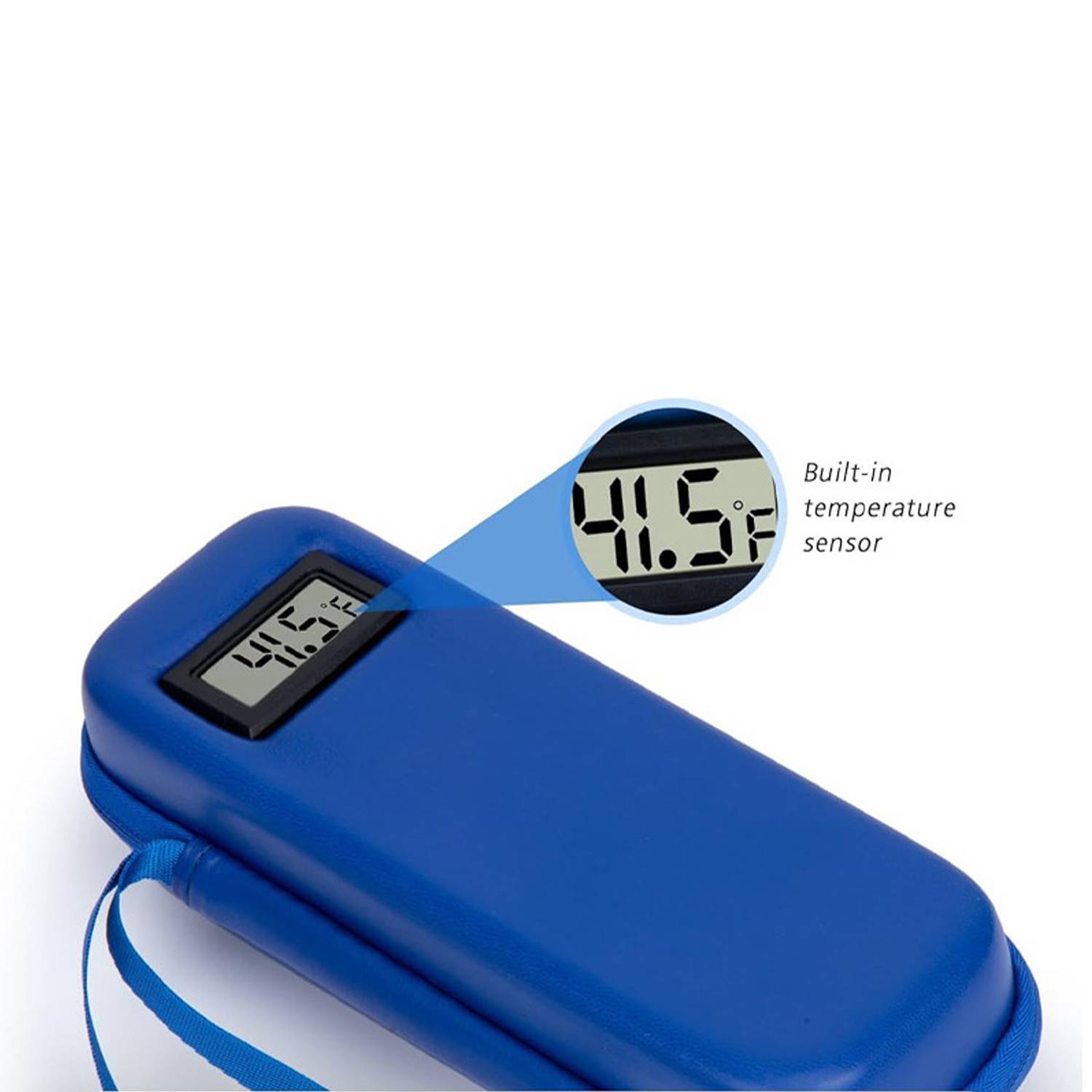 New EVA Insulin Cooling Bag with Temp Display Travel Case 6