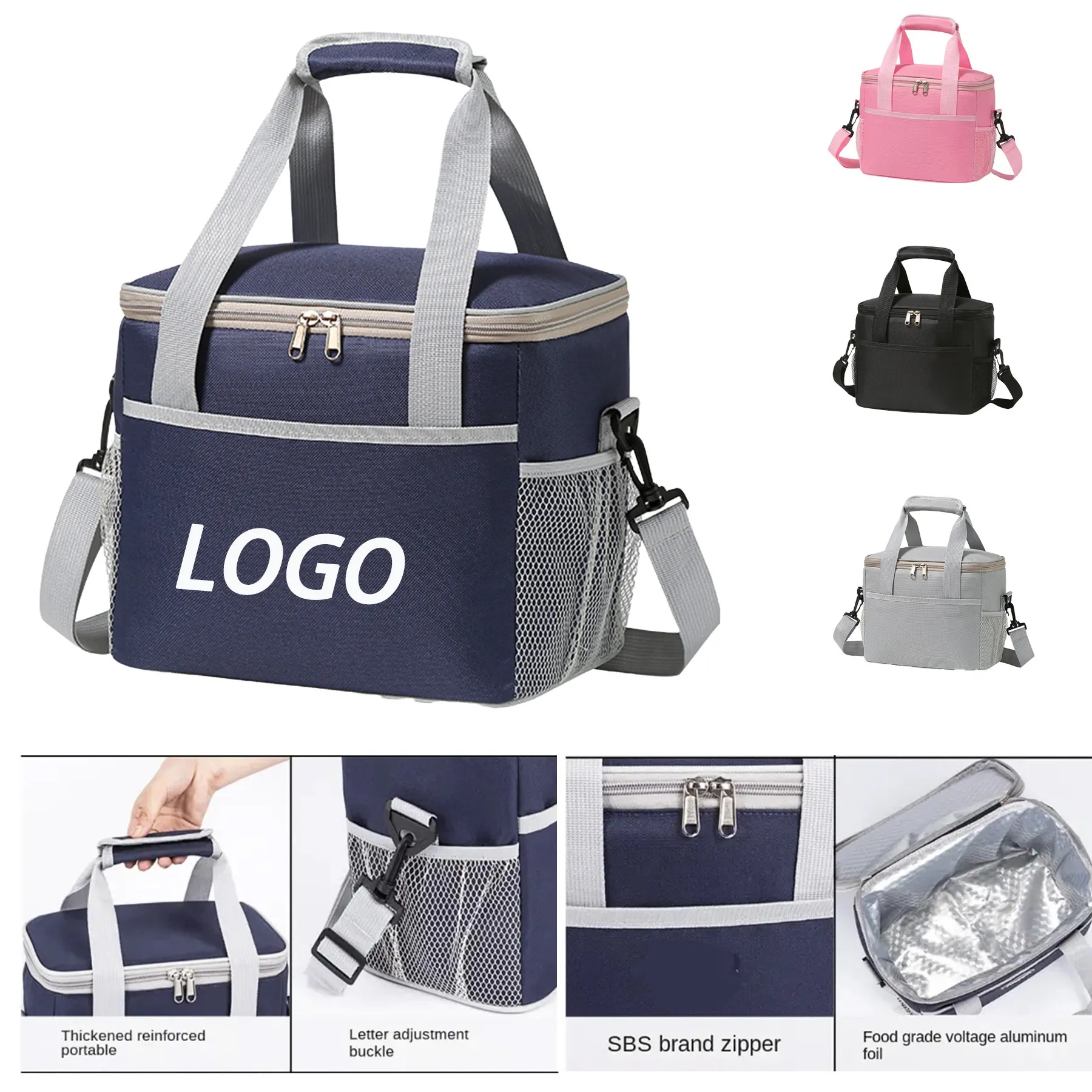 Insulated Lunch Bag With Aluminum Foil Lining 4