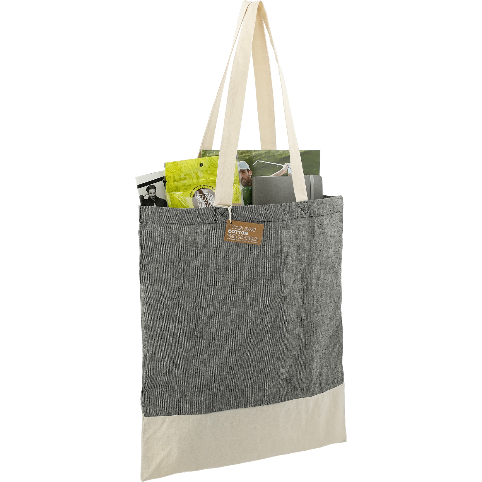 Split Recycled 5oz Cotton Twill Convention Tote 84