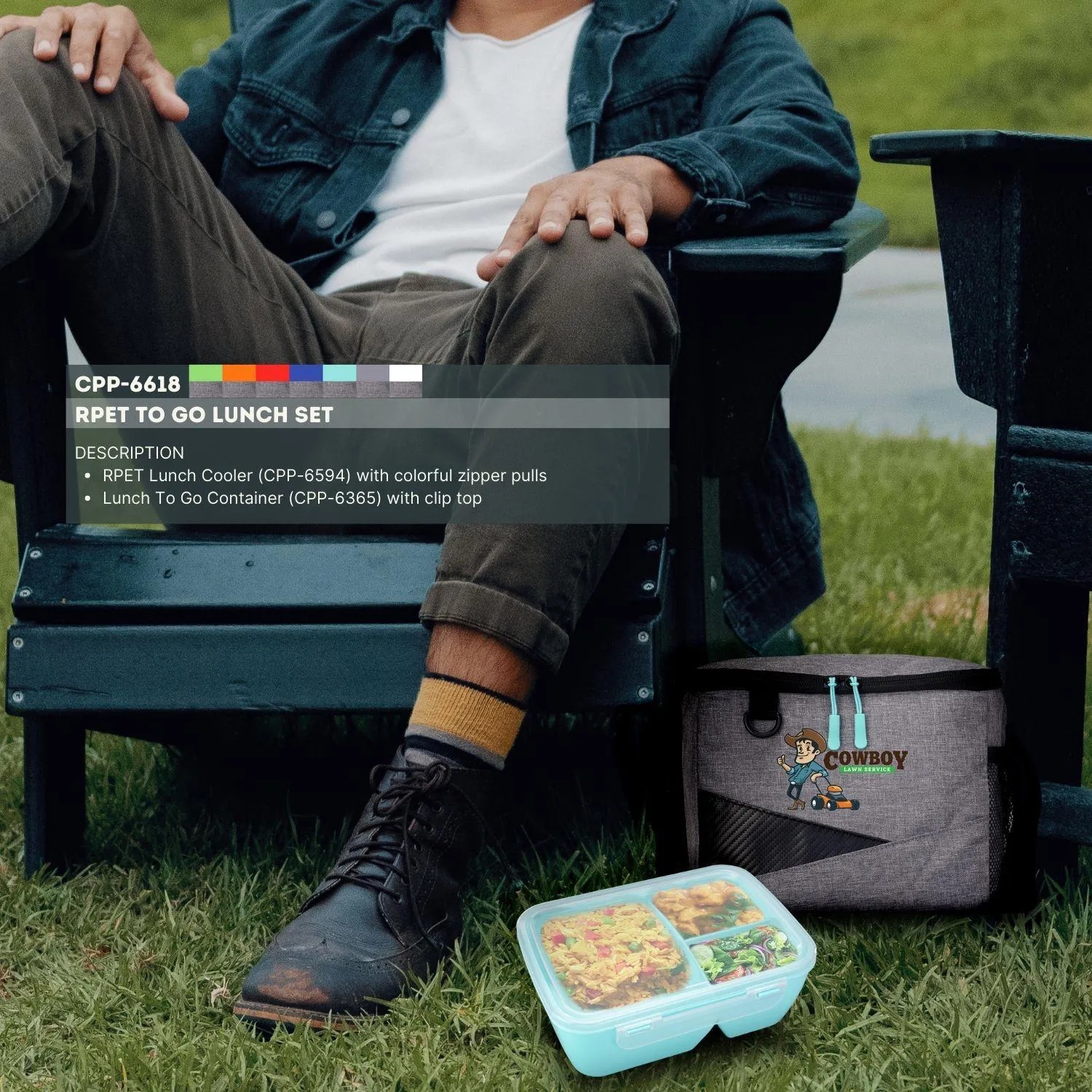 Recycled To Go Lunch Set 18