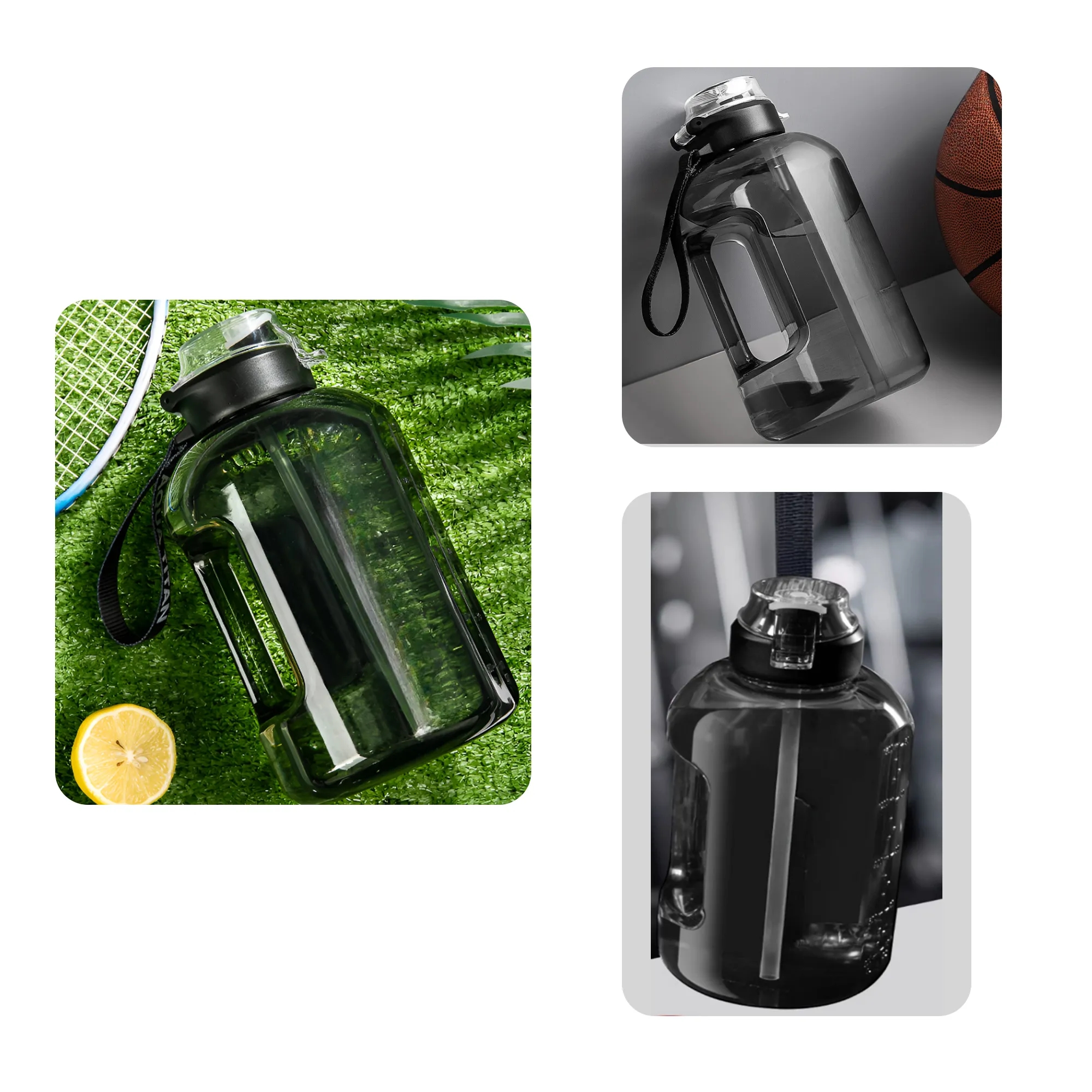 57 OZ Plastic Sport Water Bottle 2