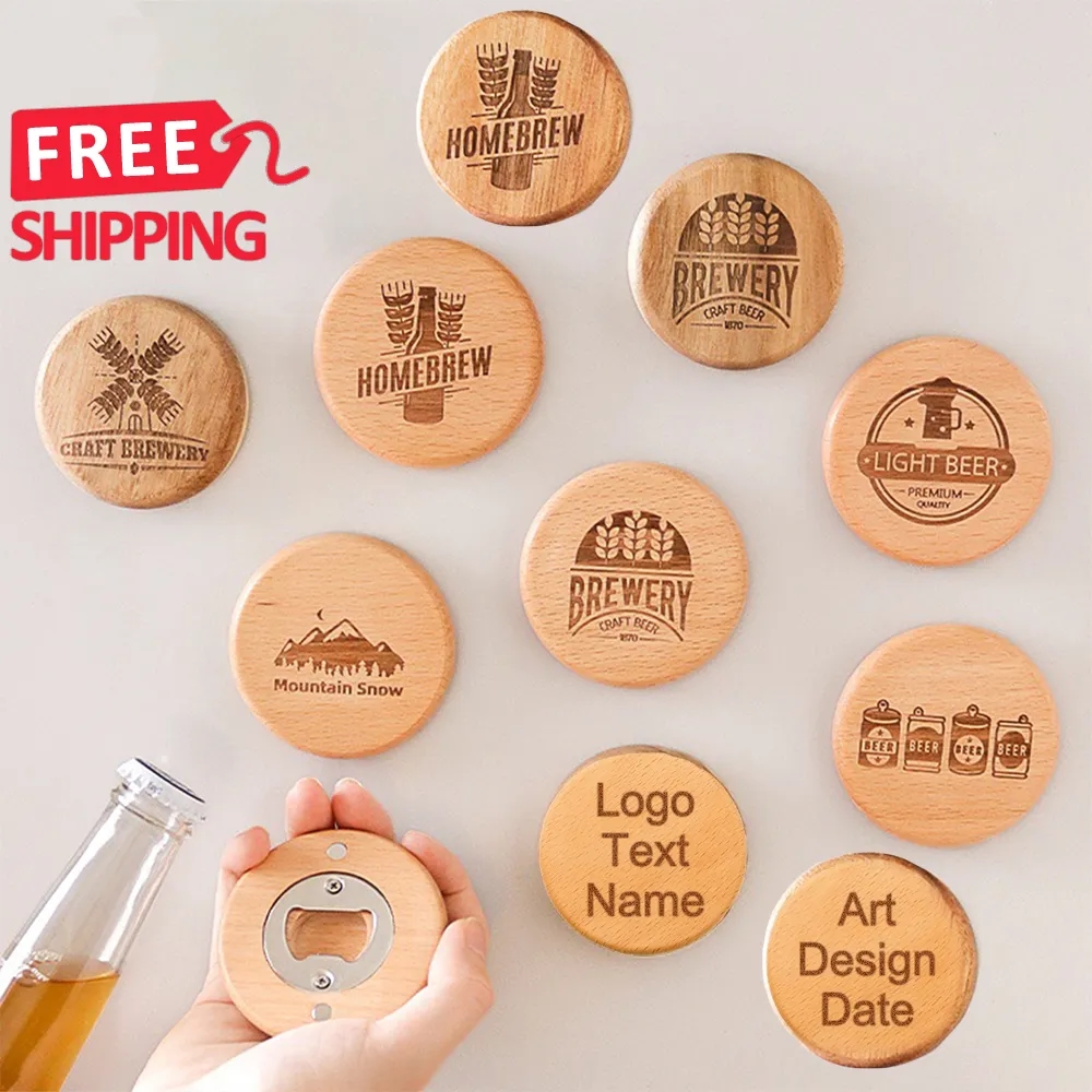 Wooden Magnetic Bottle Opener 6