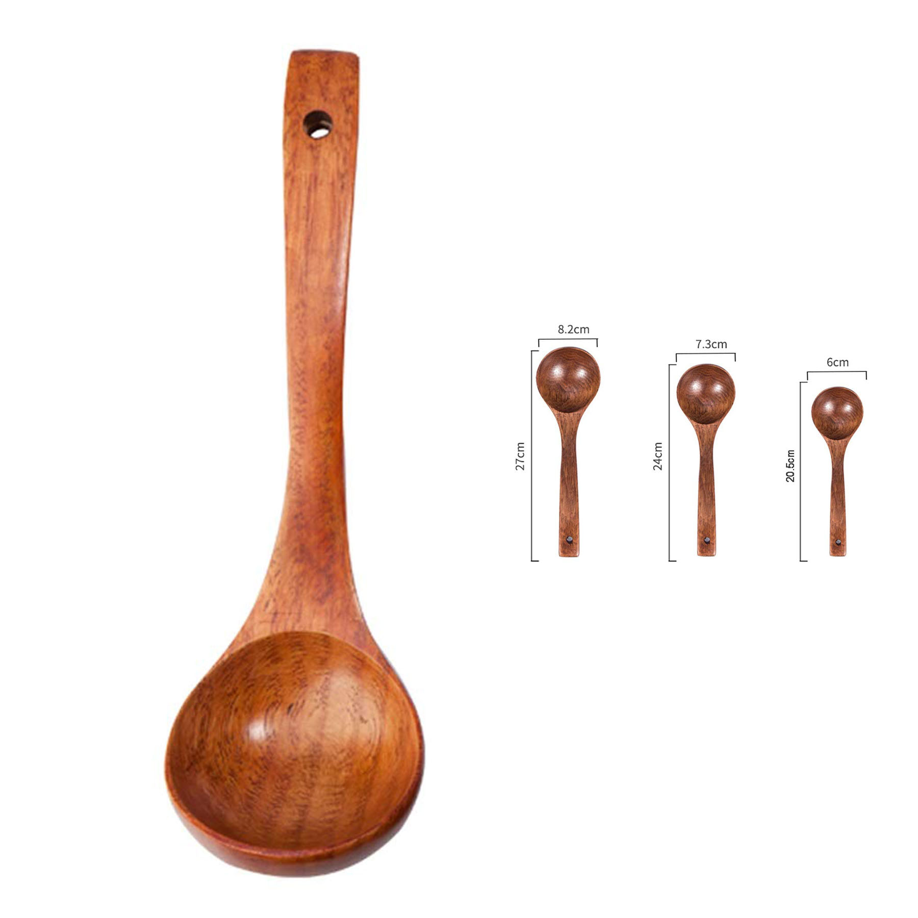Classic Wooden Soup-ladle 2