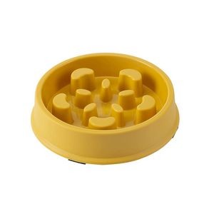 18cm Slow Eating Plastic Pet Bowl Food Tray 6