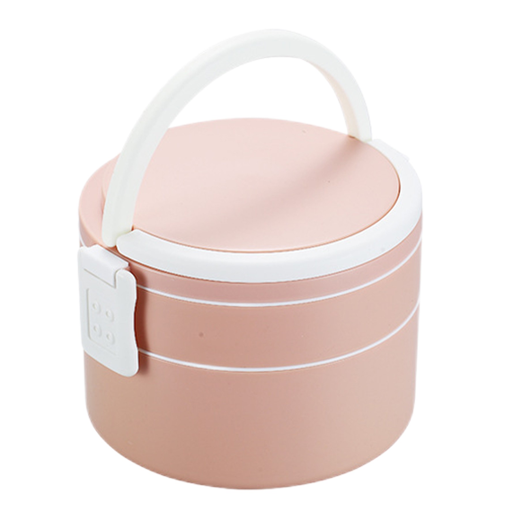 Double Layer Round Bento Box 2