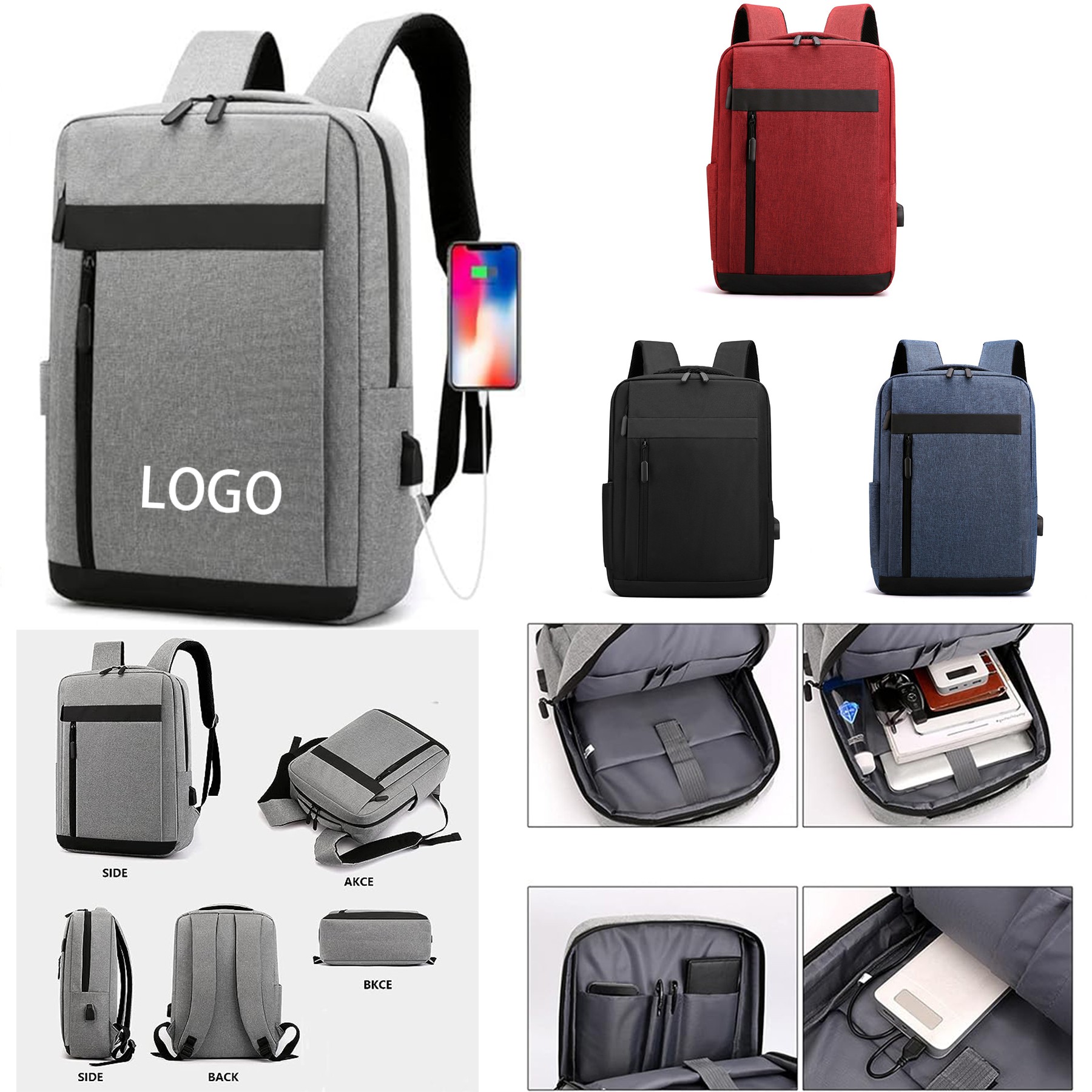 15.6 Inch College School Computer Backpack