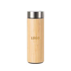 450ml Bamboo Encased Stainless Steel Coffee Mug With Double Wall Insulation 9