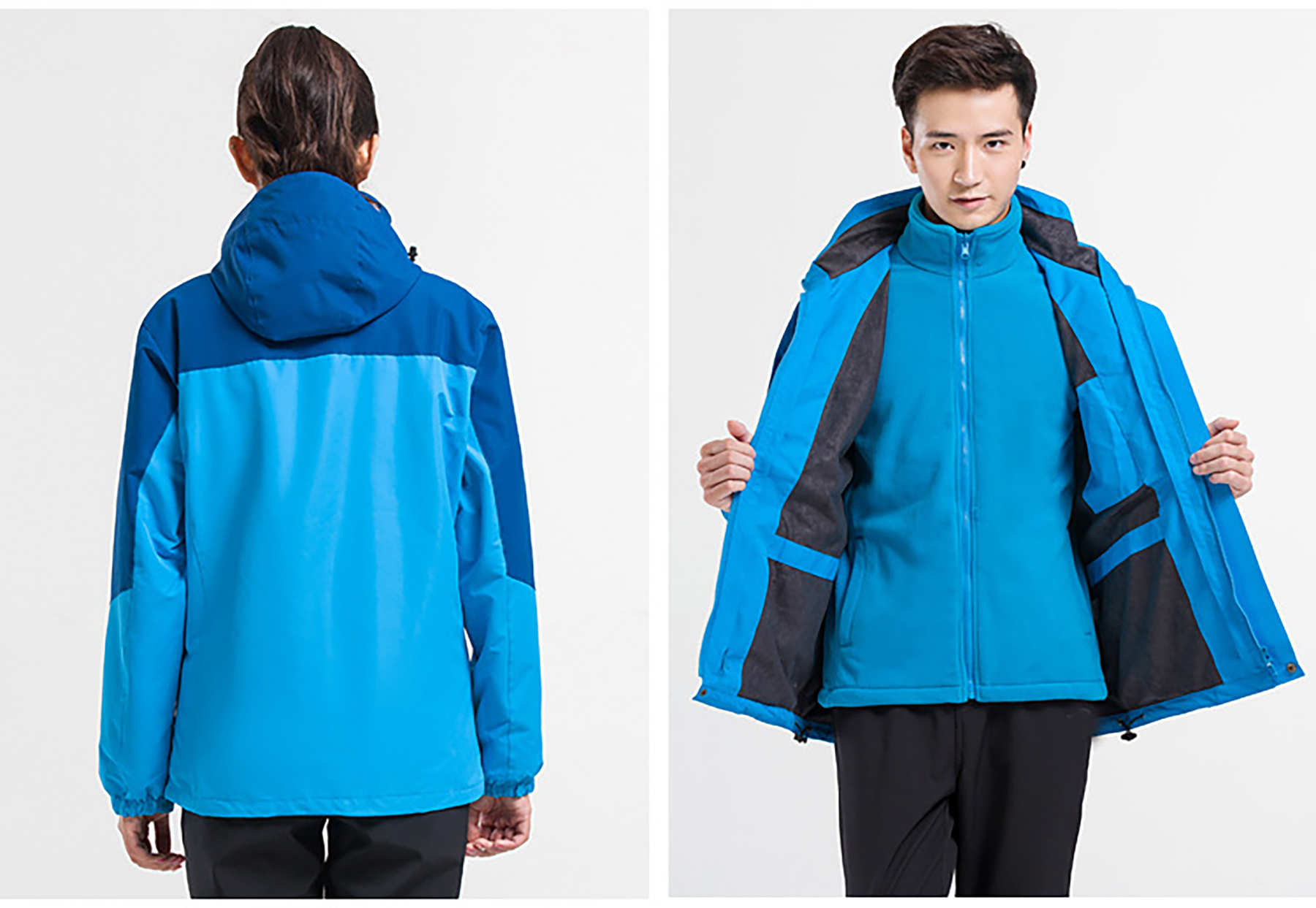 Warm Fleece Winter Jacket with Multi-Pockets 3