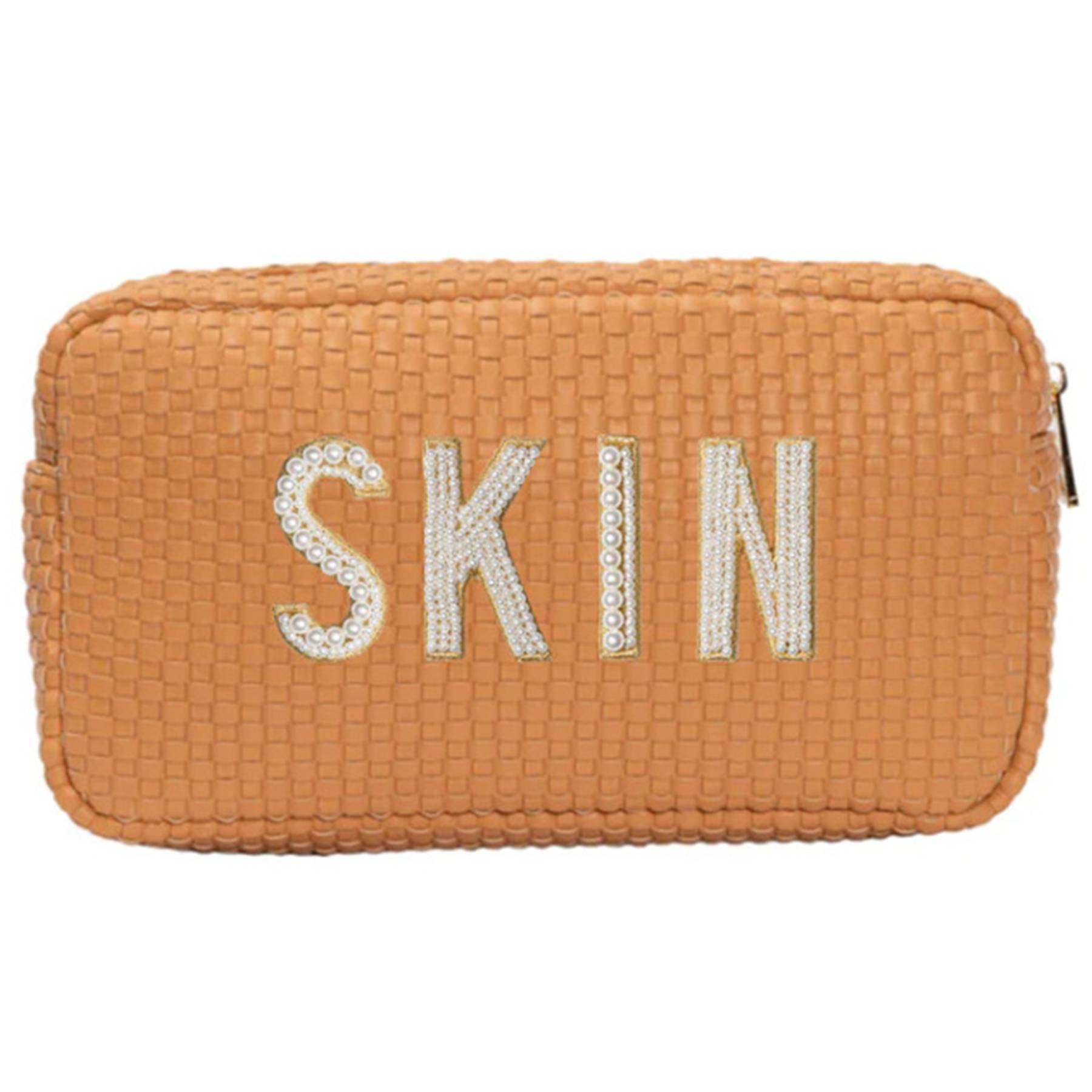Jute Simple waterproof travel toiletry bag 5